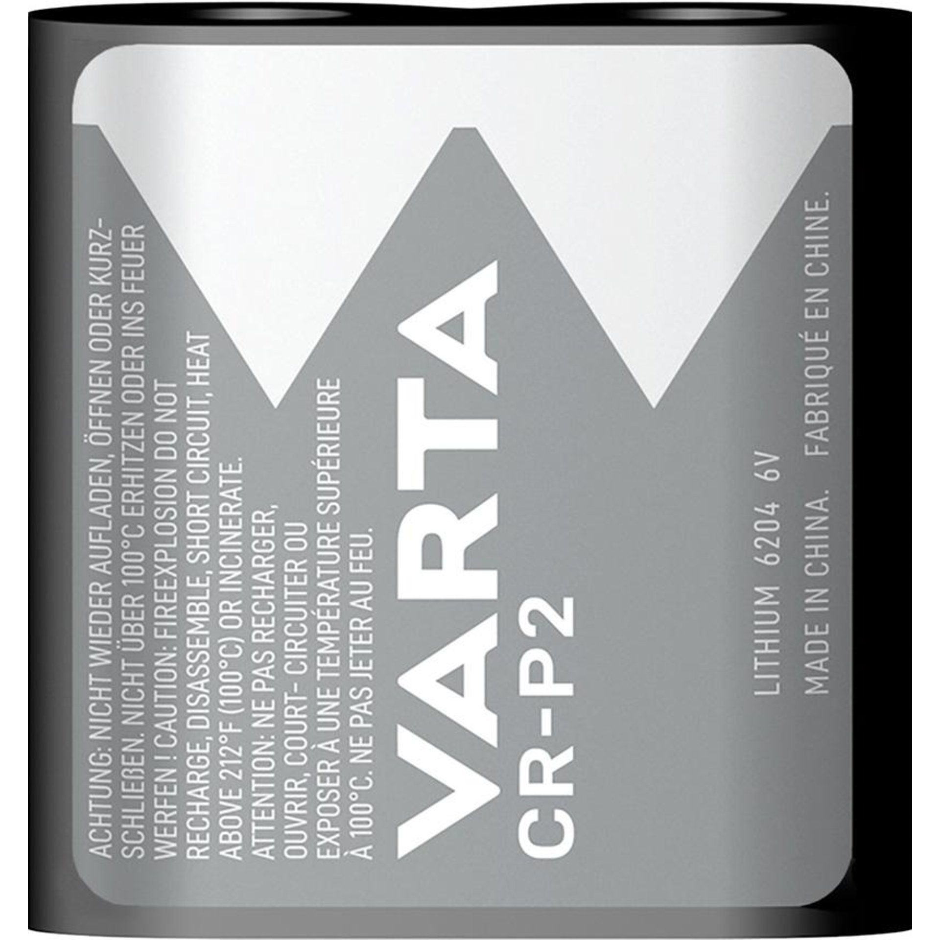 VARTA Batterie Profess. CR P2 1er Blister, 6,0V