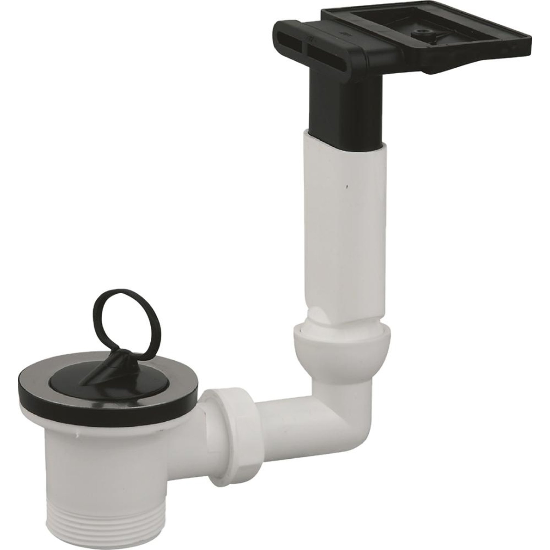 KS Spülen Ab- & Überlaufventil, 1 1/2"AG x 70 mm, für Tropfflächen