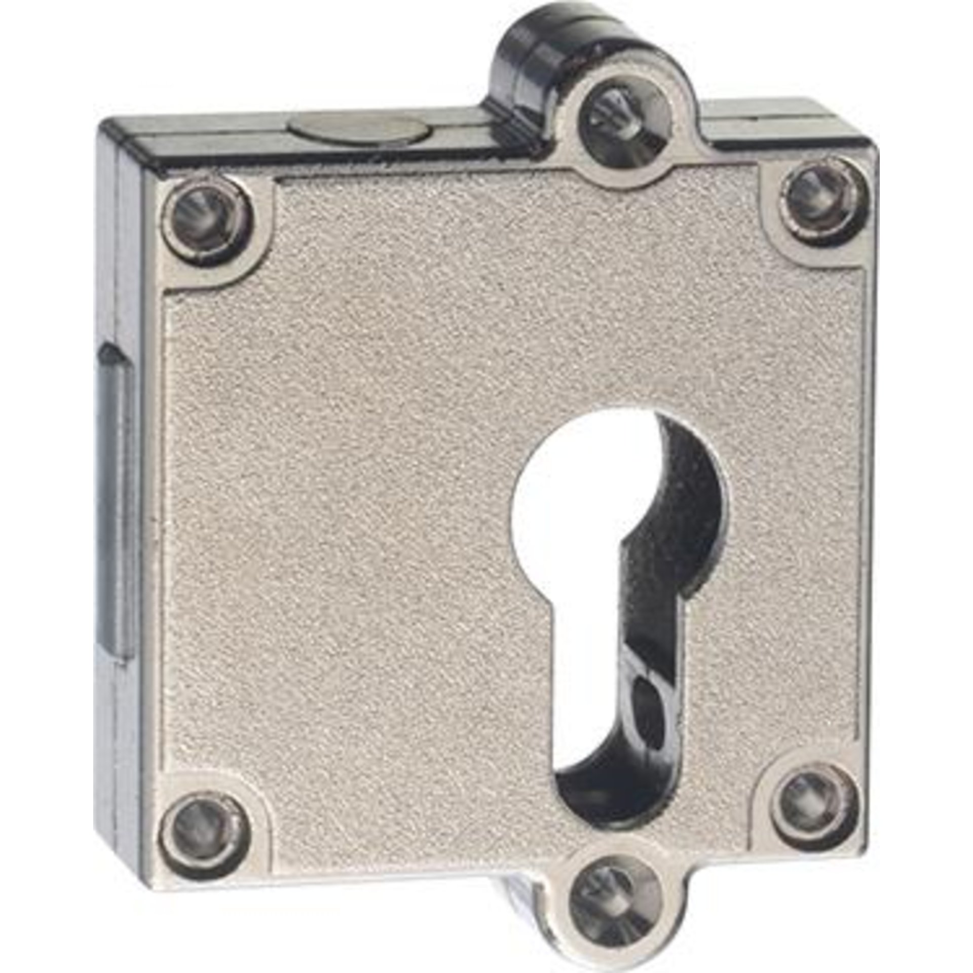 7407.40002 Riegelschloss PZ, 40mm vernickelt JuNie