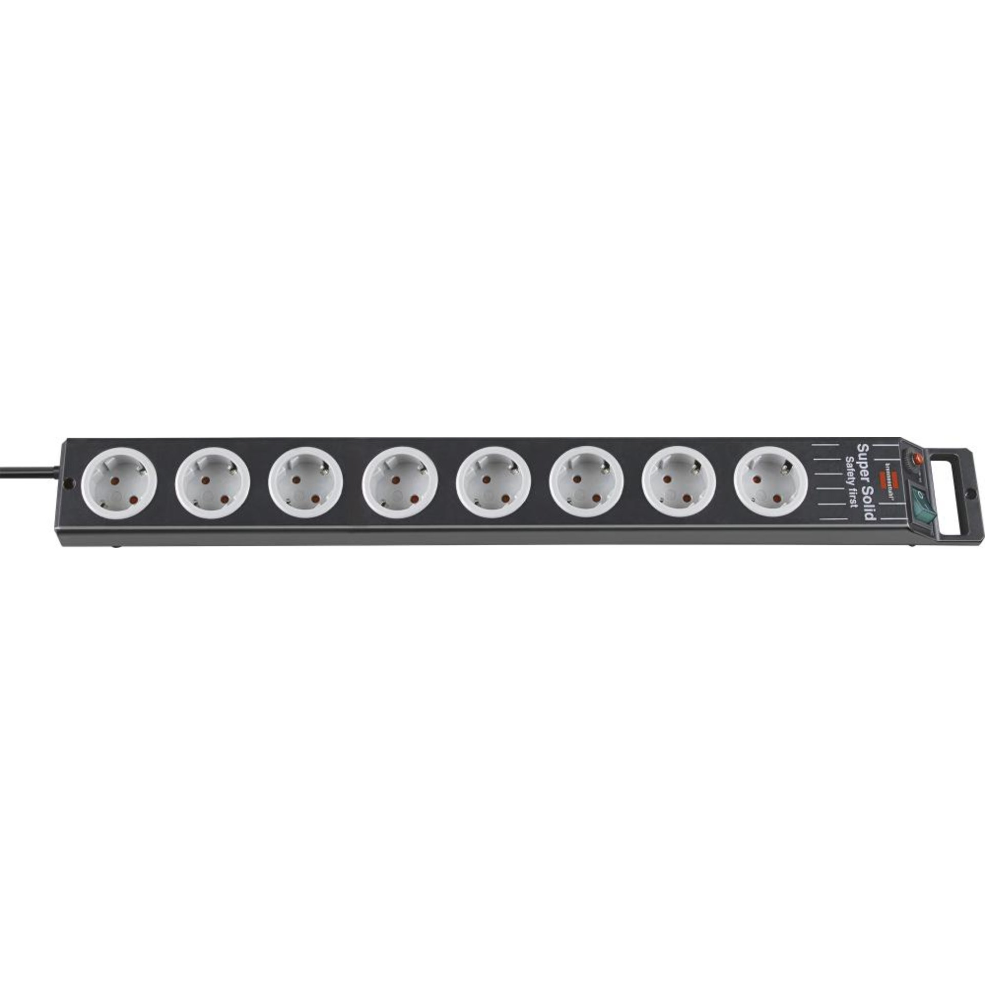 Steckdosenleiste 8-fach H05VV-F3G1,5 2,5m Super-Solid Brennenstuhl