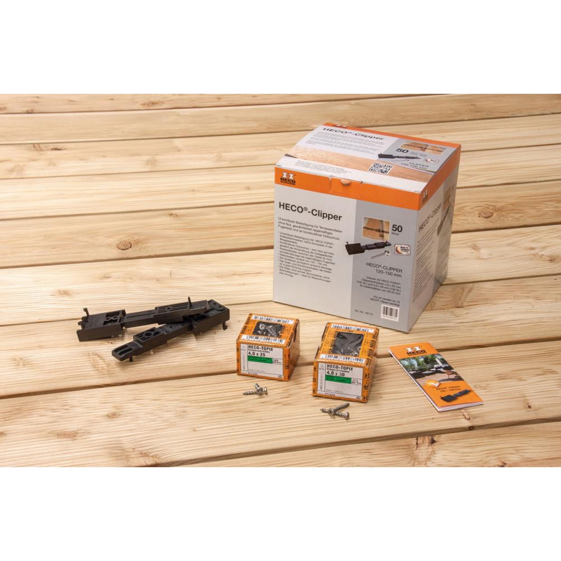 HECO-Clipperset 50 St, 150St.4,0x25,100St.4,0x30