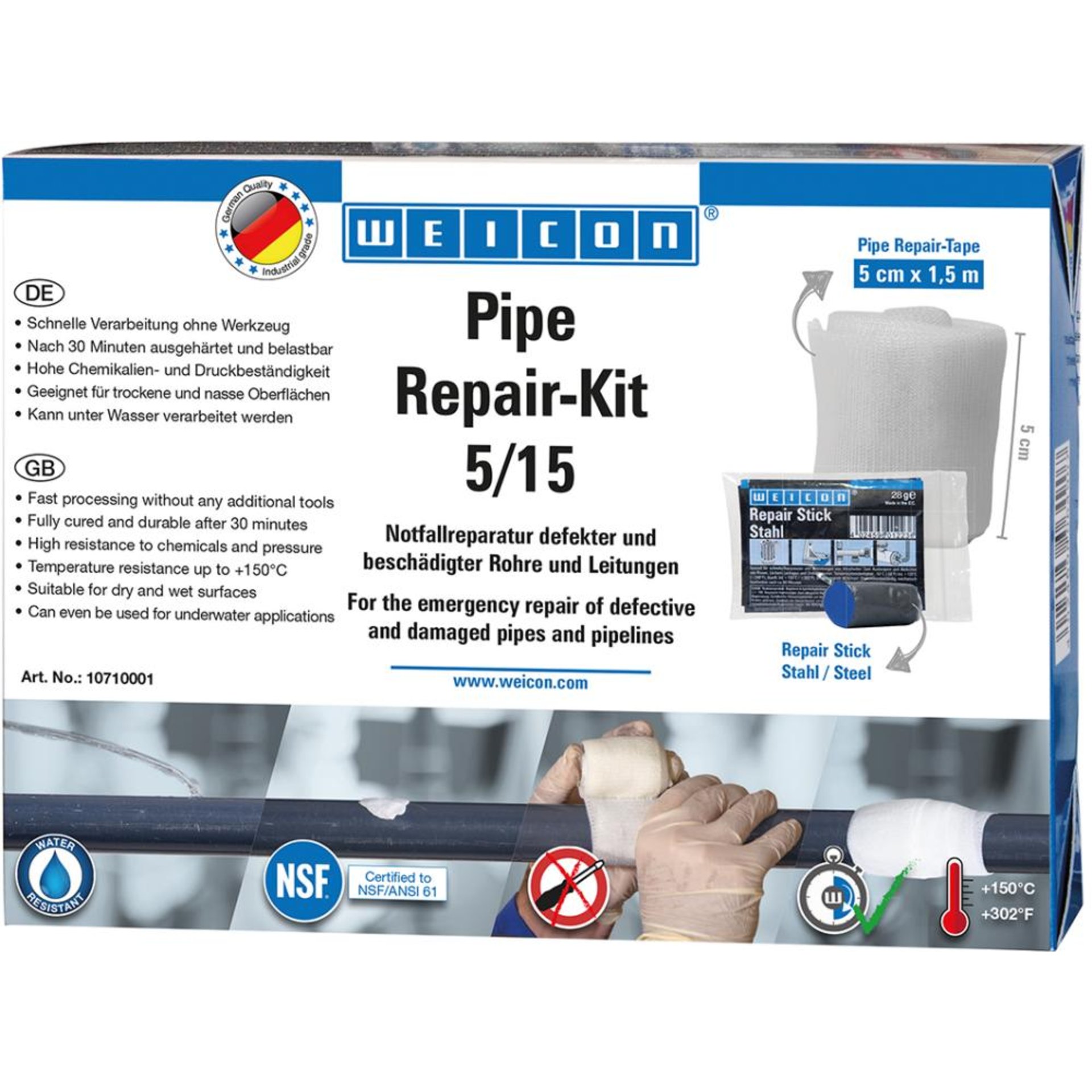 Weicon® Pipe Repair-Kit