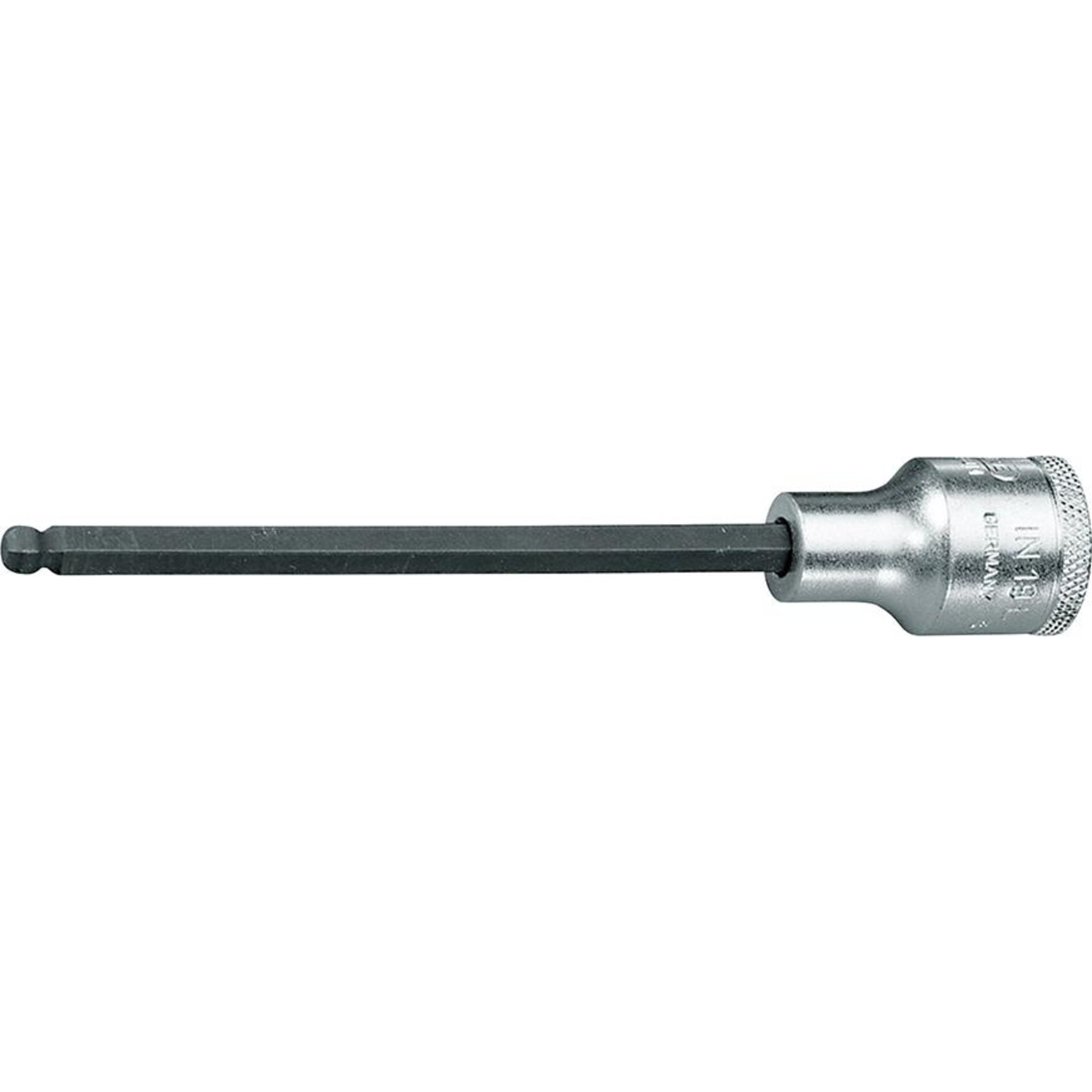 Schraubendreher-Einsatz 1/2" für 6-kant-Schrauben, mit Kugelkopf, Nr. IN 19 LK