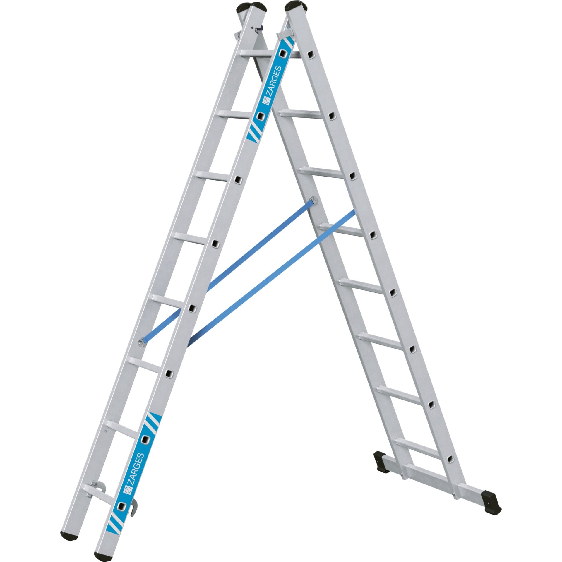 Combimaster Plus X - Kombi-Steh-Schiebeleiter 2 x 8 Sprossen
