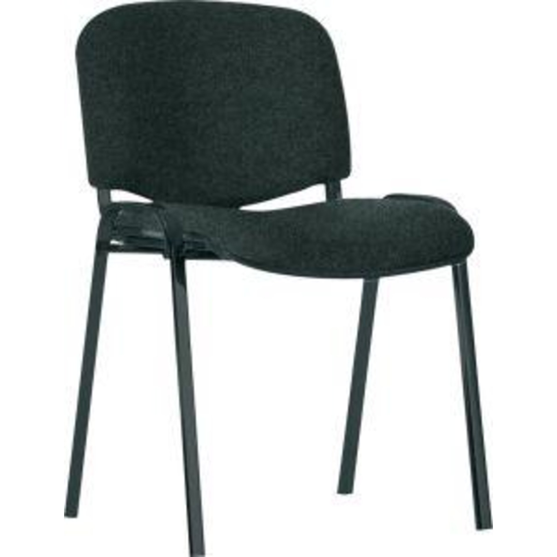 Besucherstuhl Modell ISO, schwarz