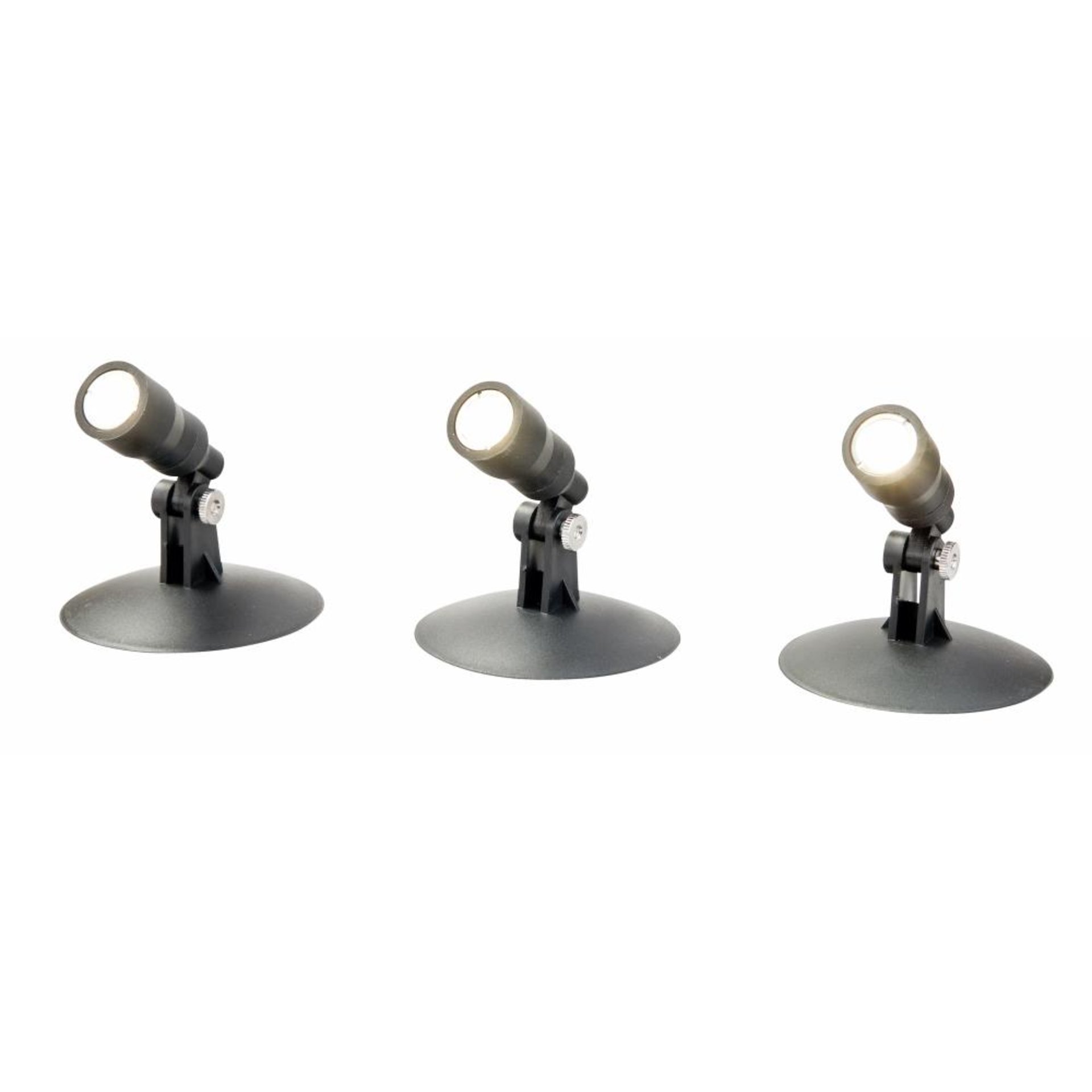 LED Außen- und Unterwasserbeleuchtung Aqua Spot Set 3x1W