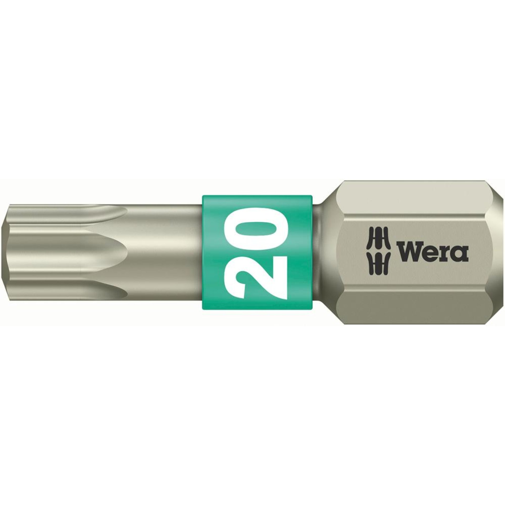 Bit rostfrei 1/4" DIN 3126 C6,3 T20x25mm Wera
