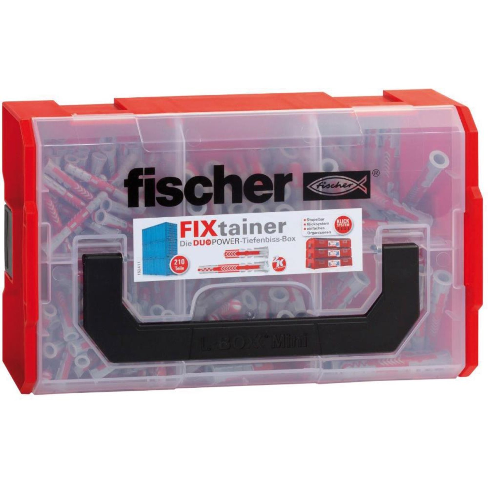 fischer FIXtainer - DUOPOWER kurz/lang (210)