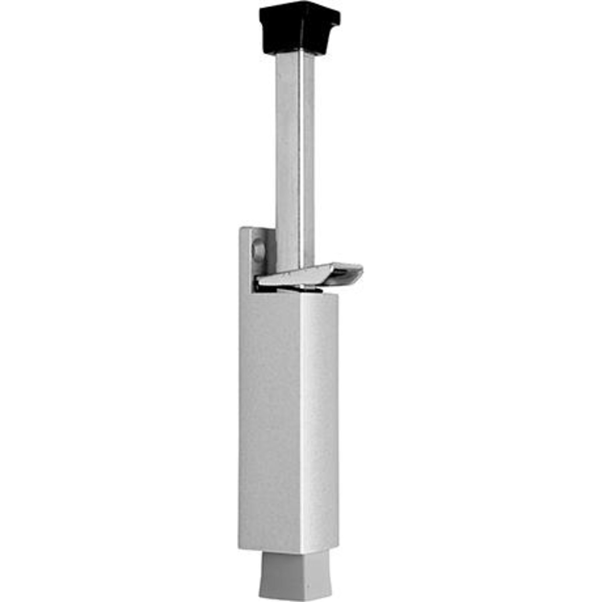 Türfeststeller 3836 bis 90mm Hub,silber lack.