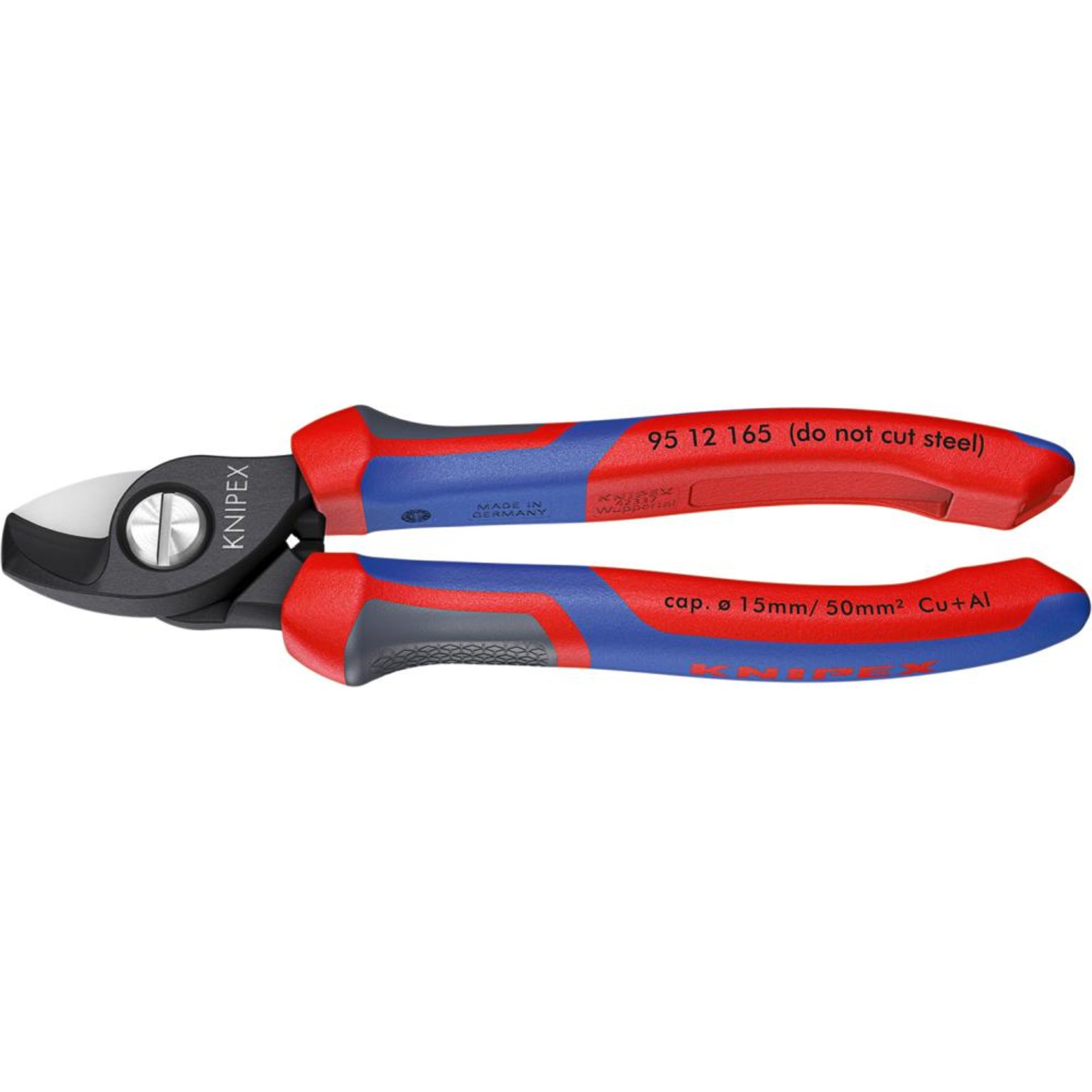 Kabelschere mit Mehrkomponenten-Griffen 165mm KNIPEX