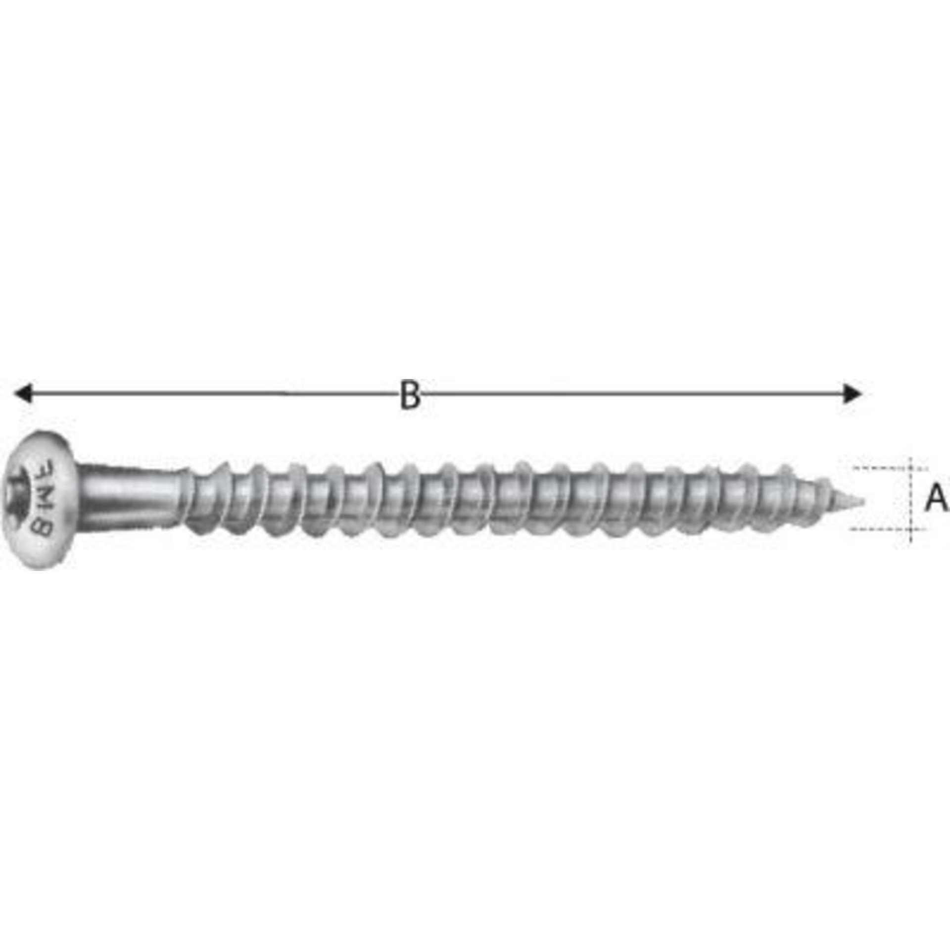 SST Schraube rostfrei CSA5,0X40S