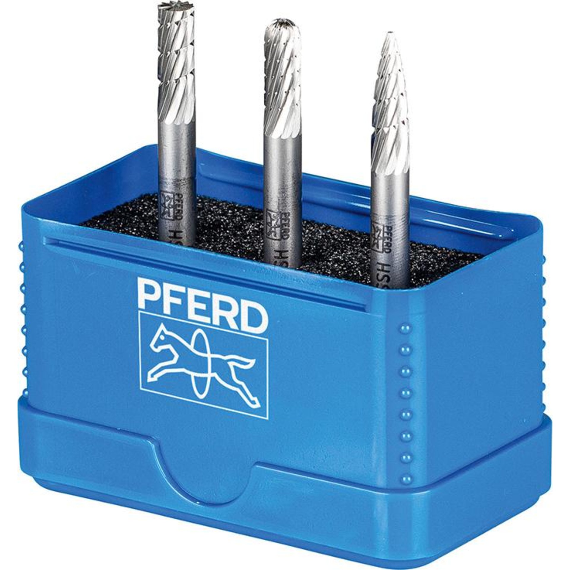 Frässtift-Satz HSS 6 mm 3-teilig, A-C-K Ø 6mm, Zahnung Z3 Pferd
