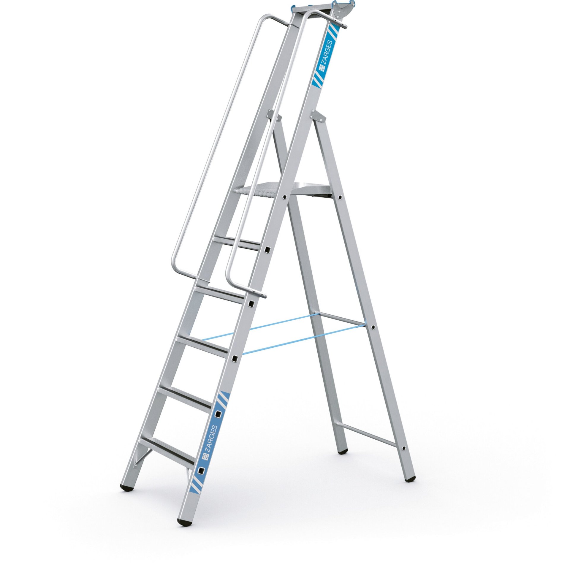 Meistertritt S - LM-Stehleiter m Plattform 6 Stufen