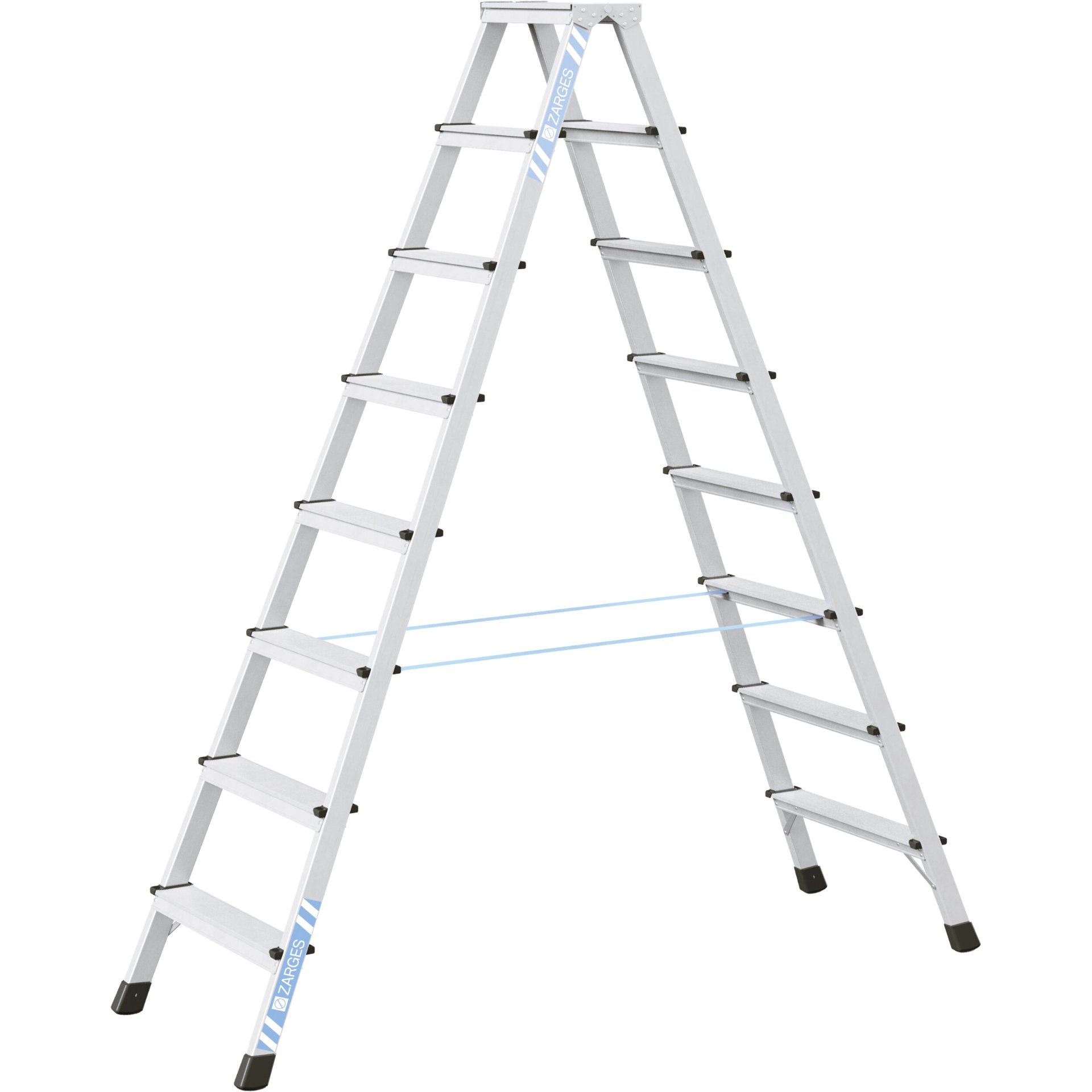 XLstep B - LM-Stufen-Stehleiter 2 x 8 Stufen