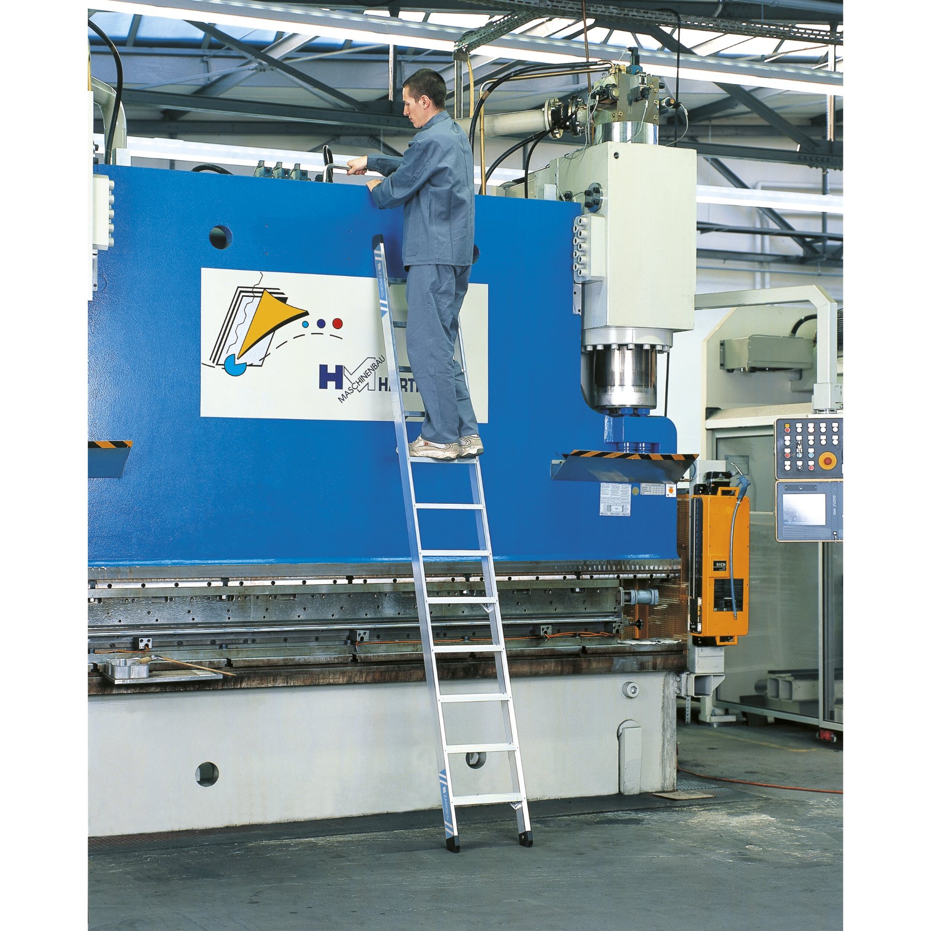 Seventec L - LM-Stufen-Anlegeleiter 8 Sprossen