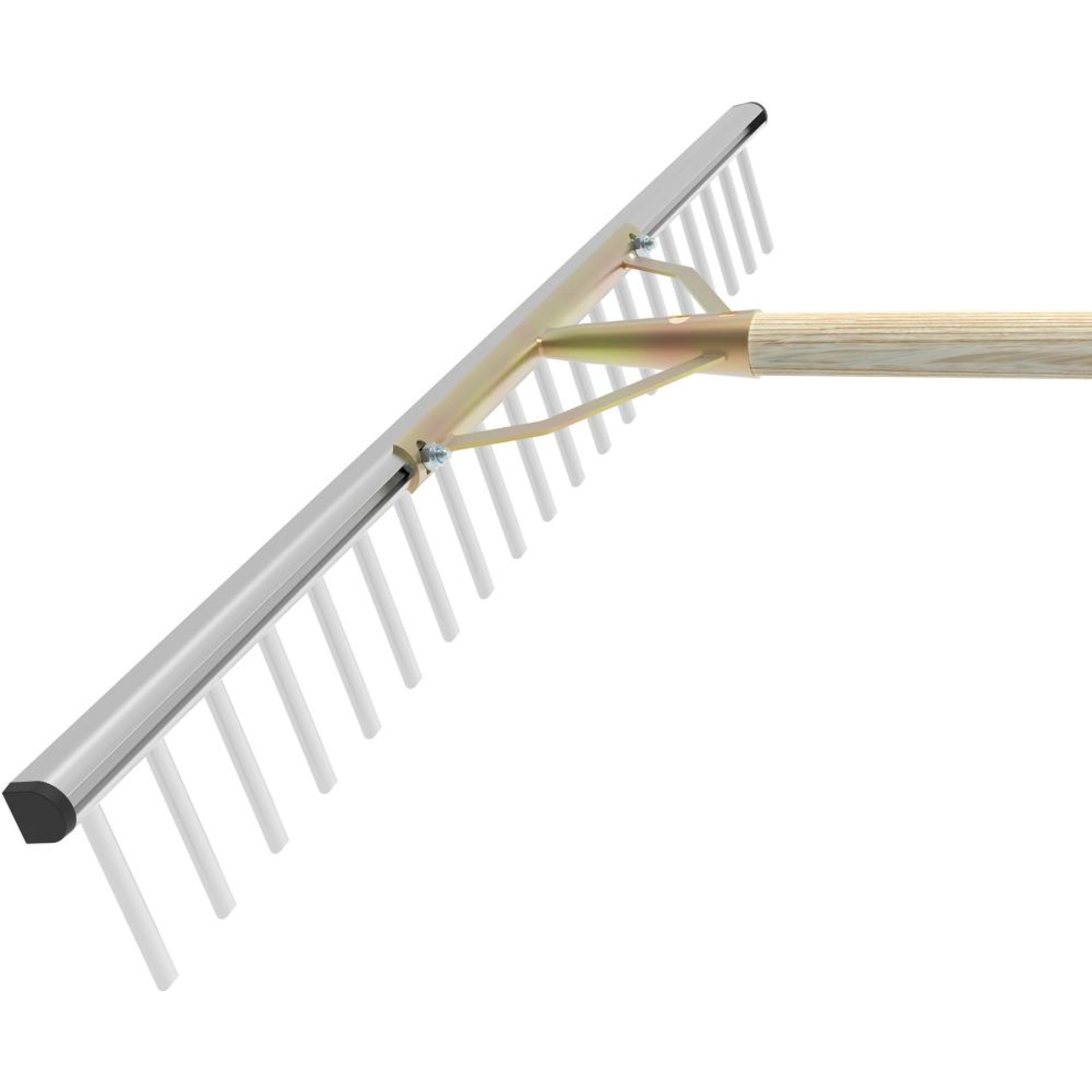 Leichtmetallrechen (verstellbar)