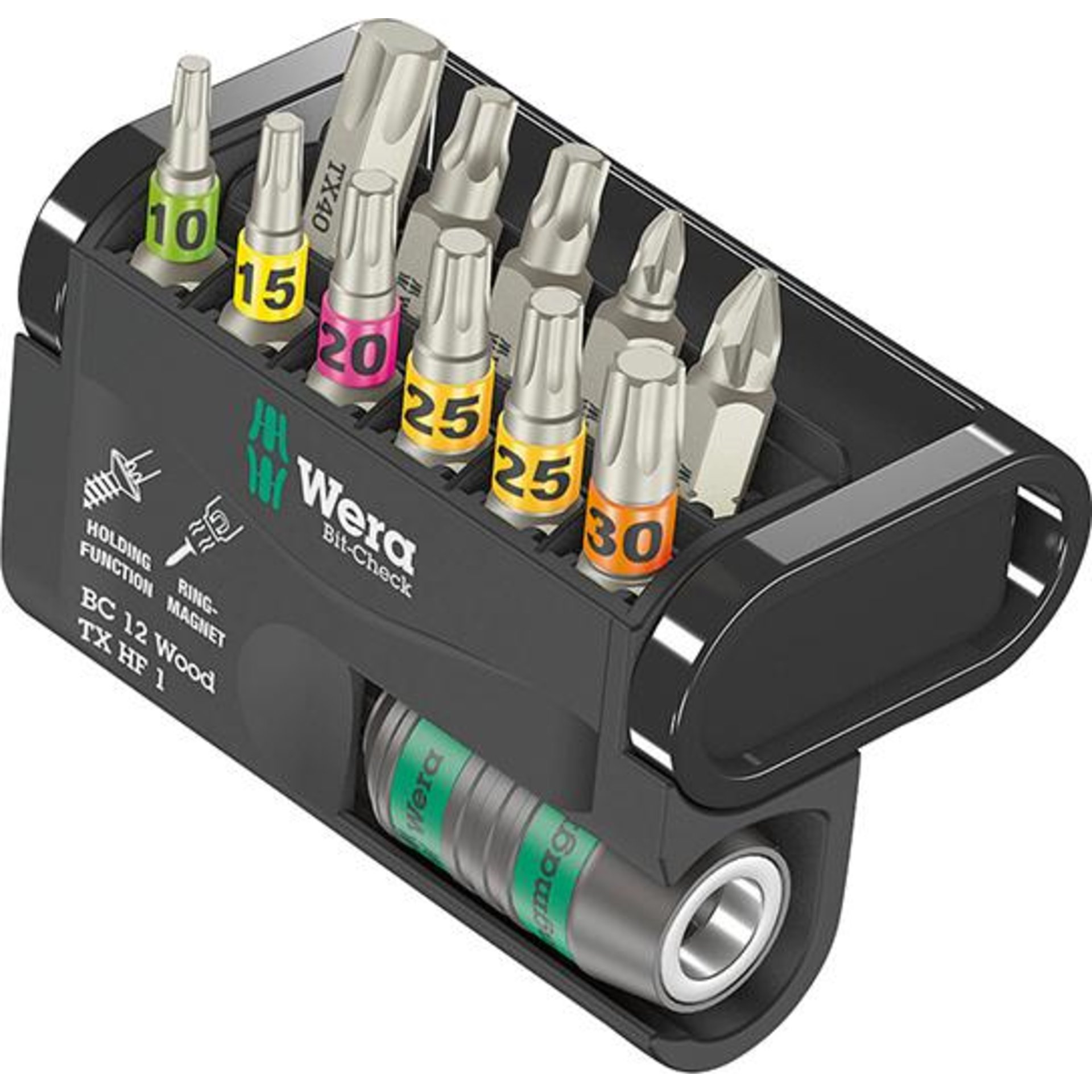 Bit-Satz Bit-Check 12 Wood TX HF 1 Wera