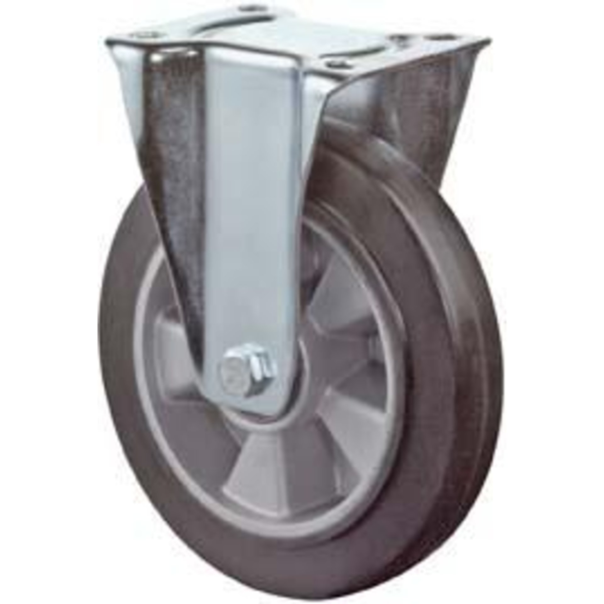 Bockrolle mit Elastikreifen L410.B80