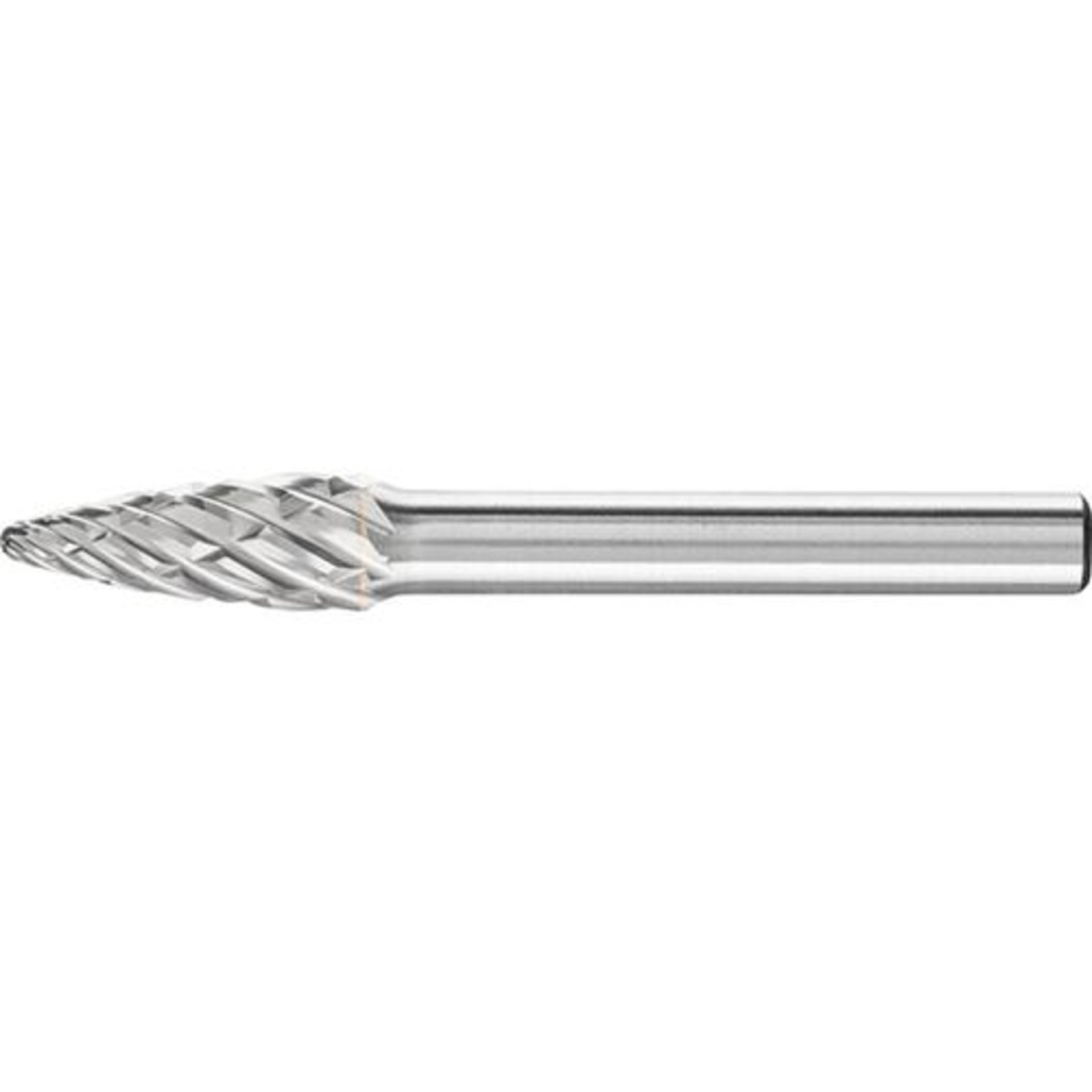 HM-Frässtift RBF, Rundbogenform, Zahnung STEEL