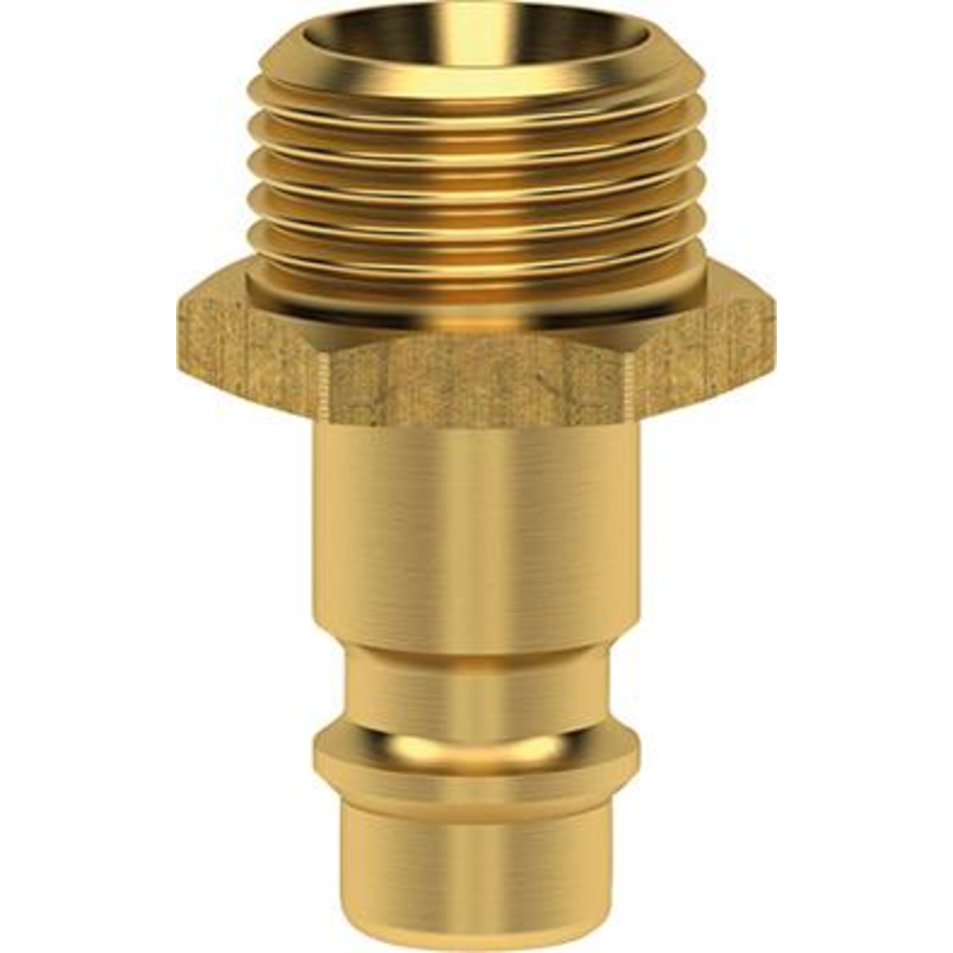 Stecknippel Serie ES NW 7,2, AG, freier Durchgang