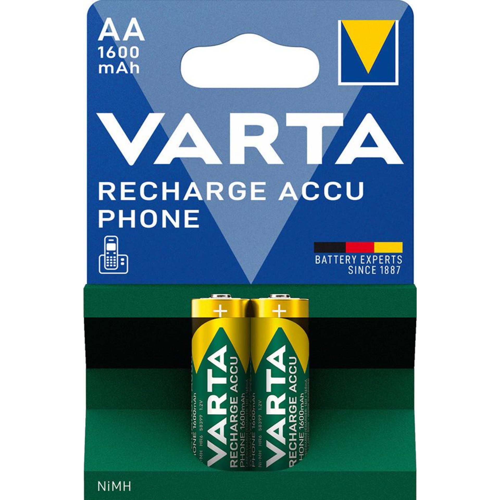 VARTA PhonePower Akku Recharg.T399, 2er Blister