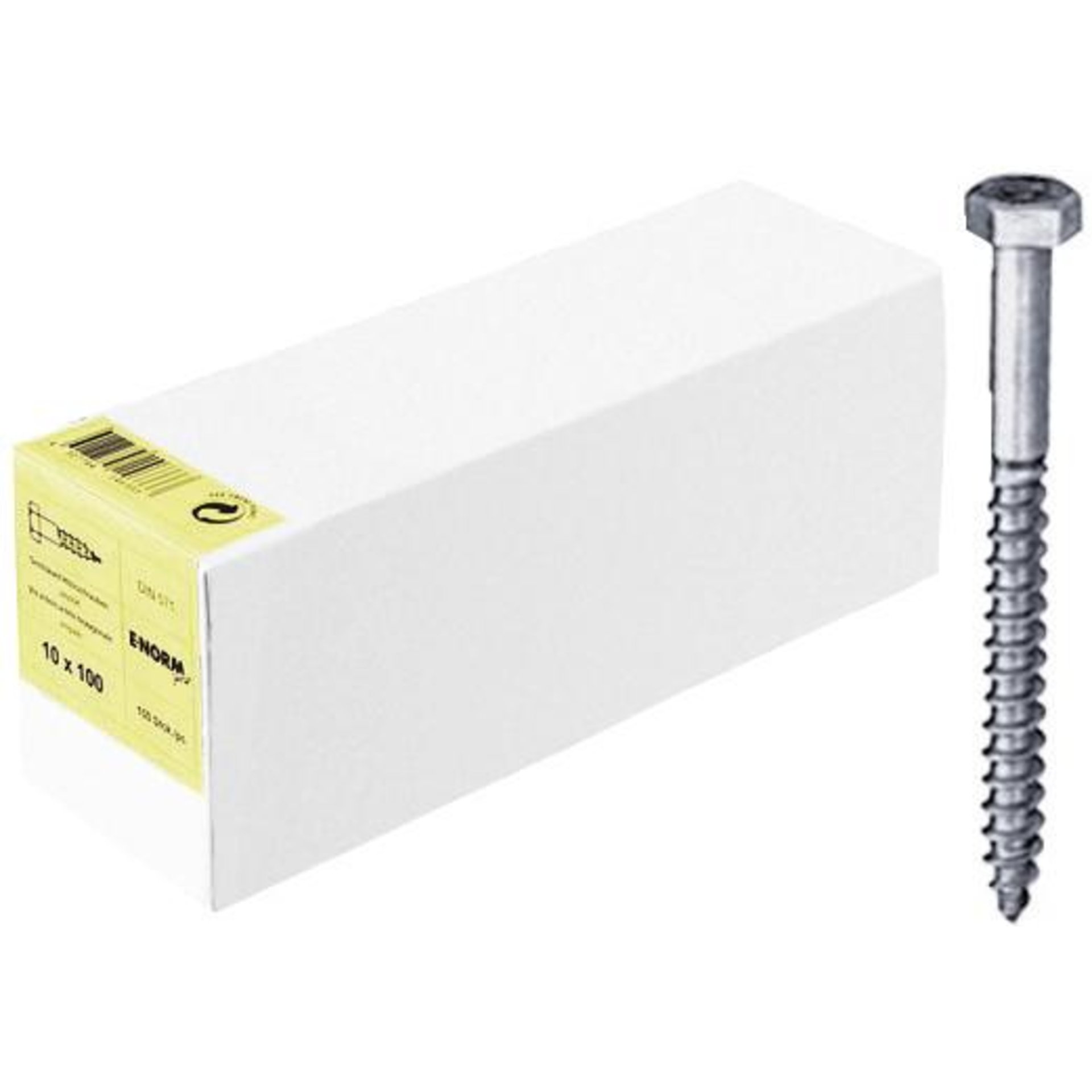 DIN 571 6-kant-Holzschraube, galvanisch verzinkt
