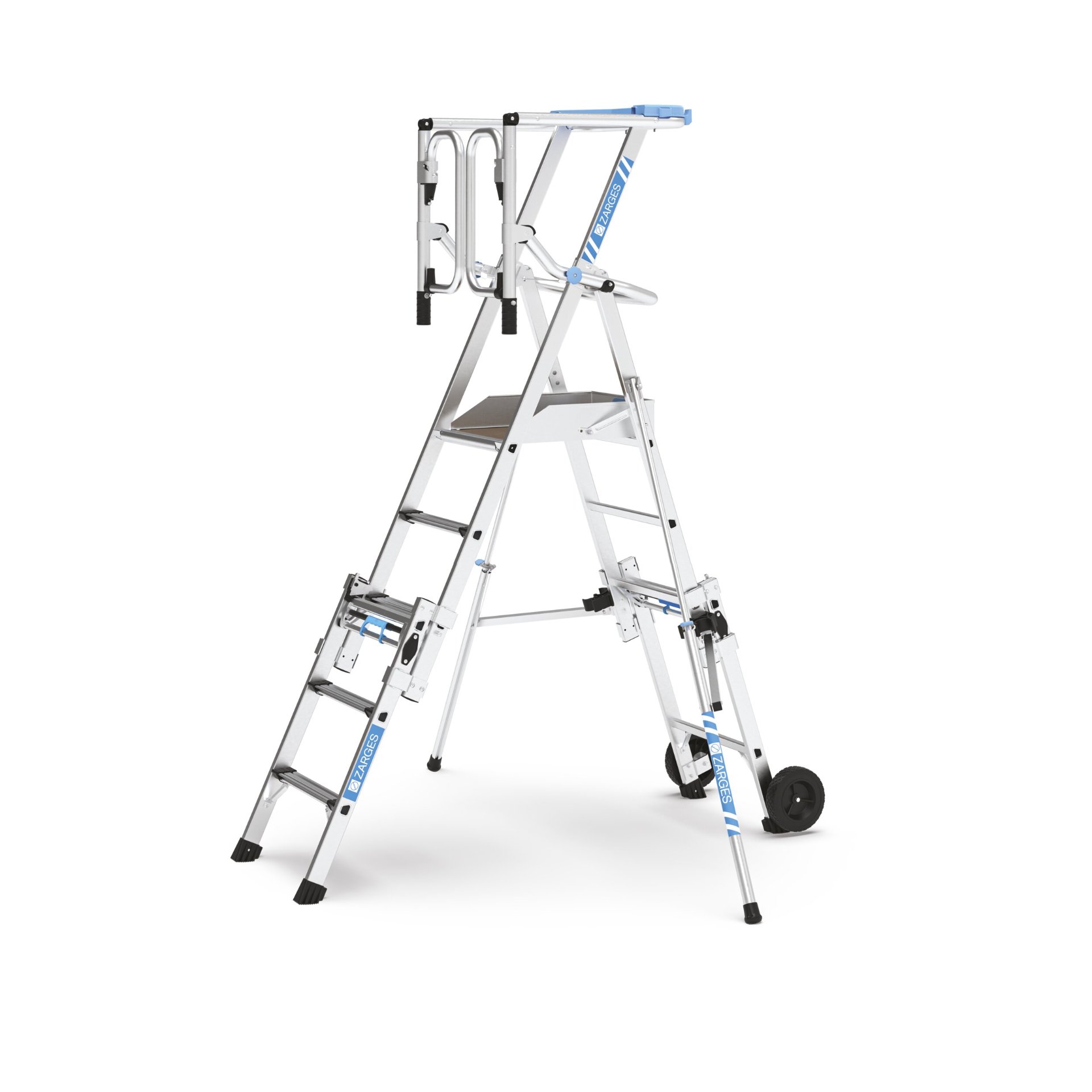 ZAP Masterflex Plus S - Teleskop-Plattformleiter 5 Stufen