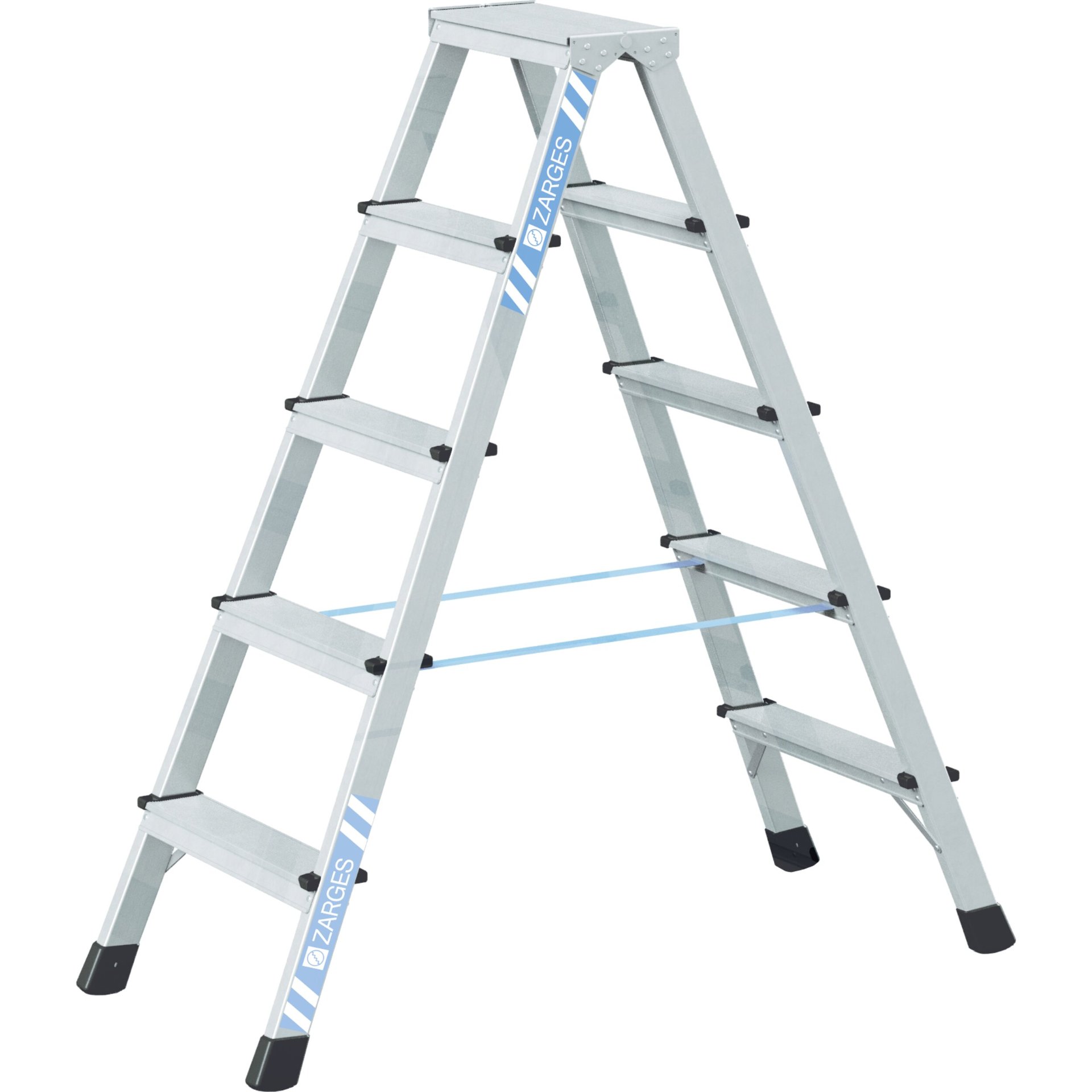 XLstep B - LM-Stufen-Stehleiter 2 x 5 Stufen