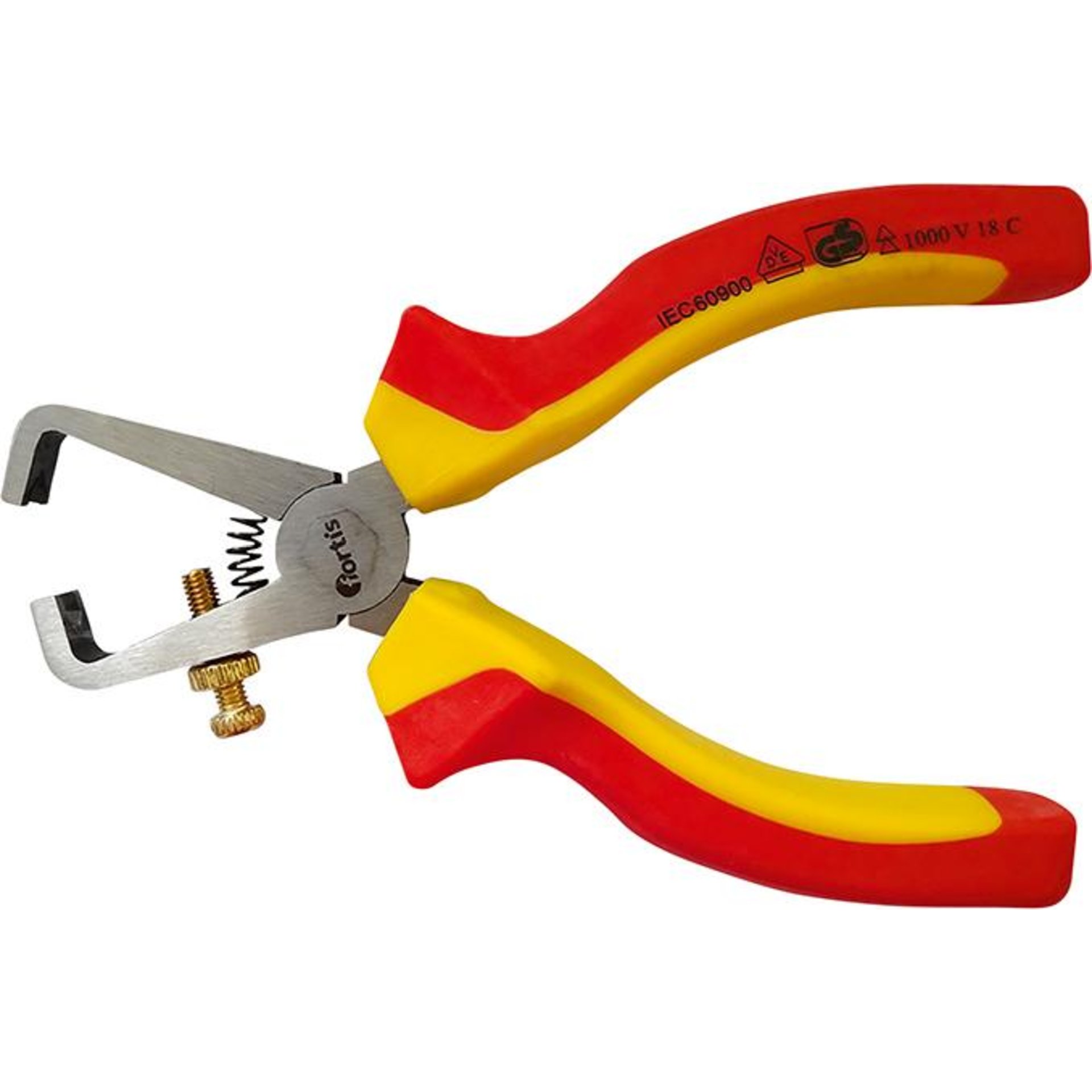 Abisolierzange VDE 160mm m.M.K.Griff FORTIS