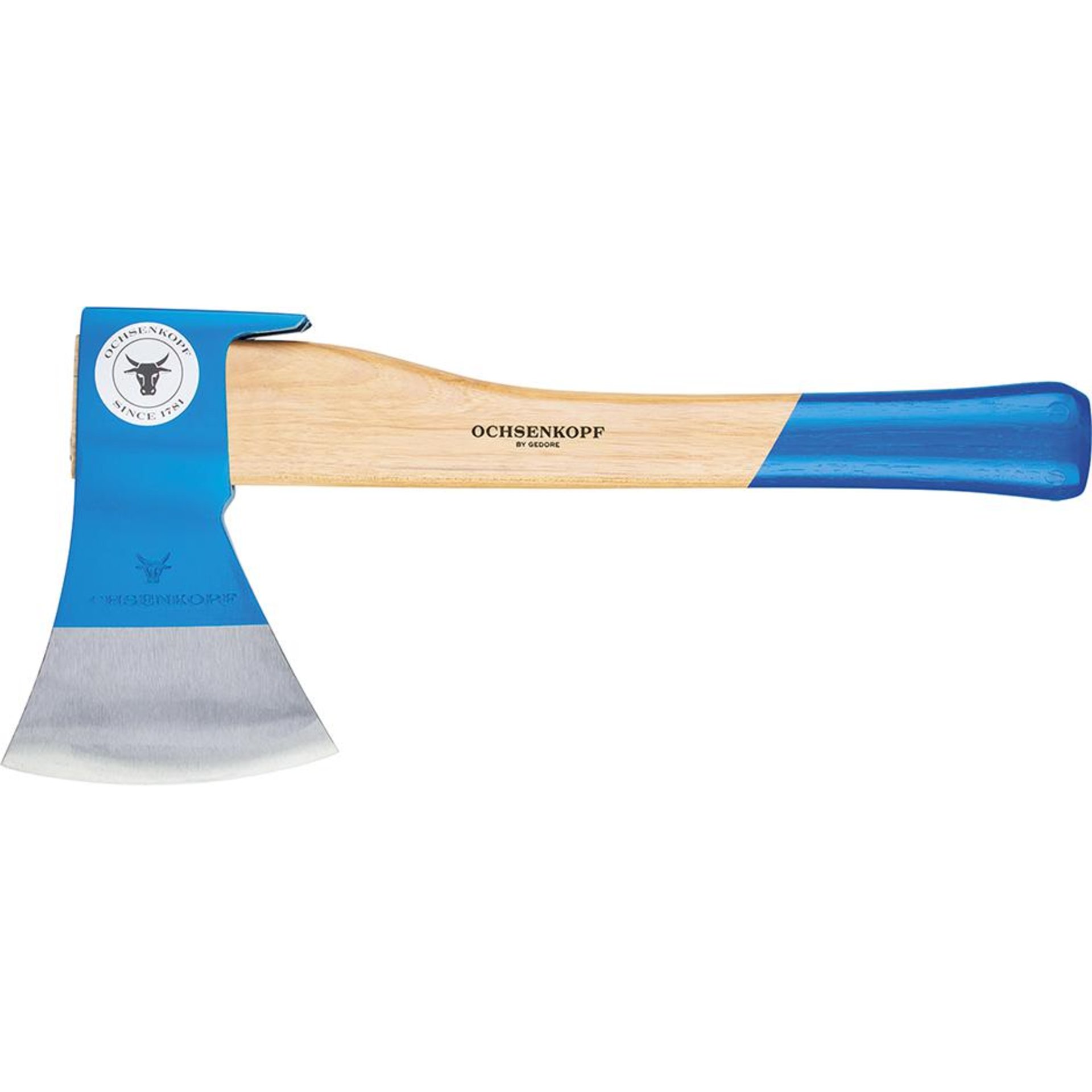 Zimmermannsbeil 2-ballig 1100g Hickory Ochsenkopf