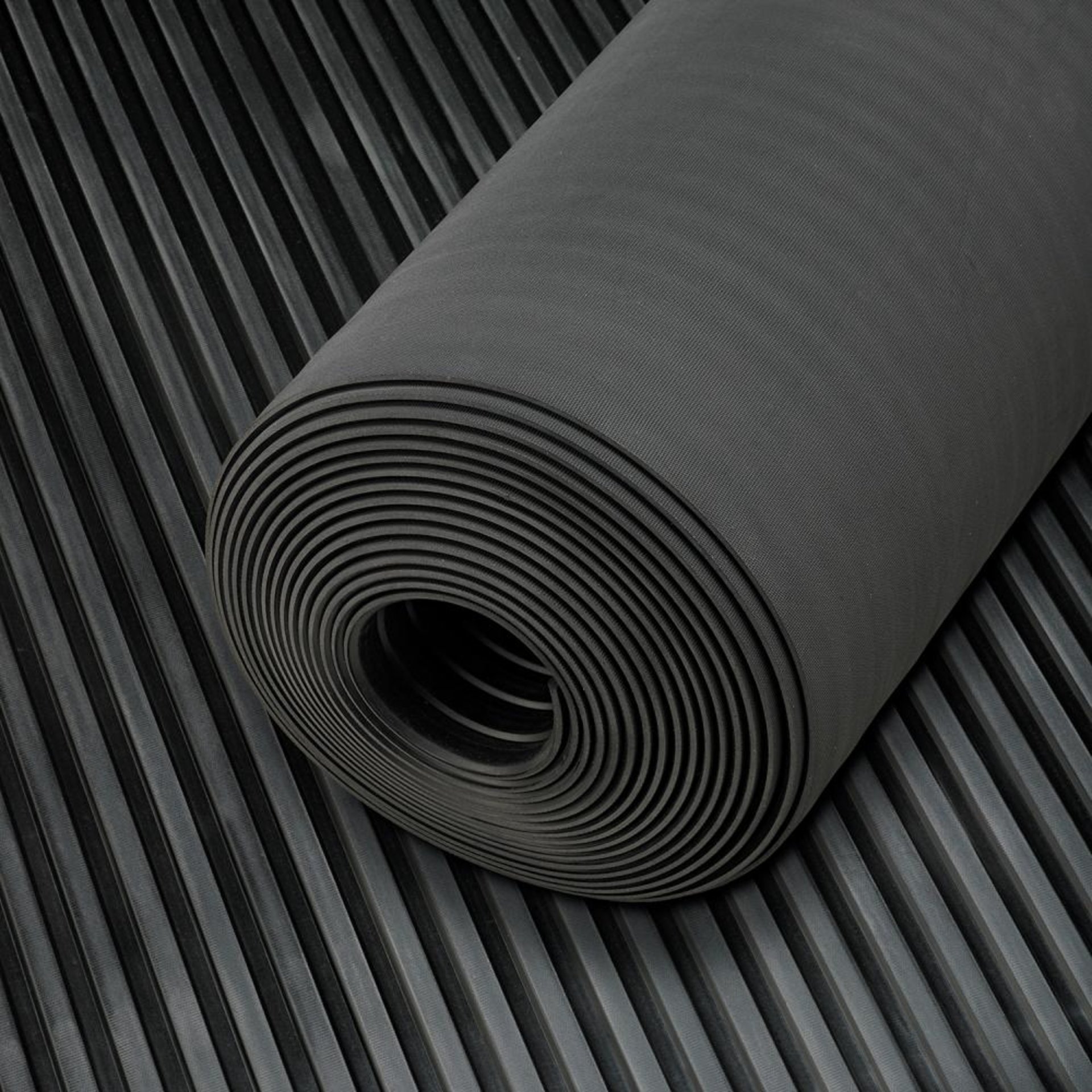 Leistenmatte PRO, NR/SBR, schwarz, 6mm, 1000mm 10m FORTIS