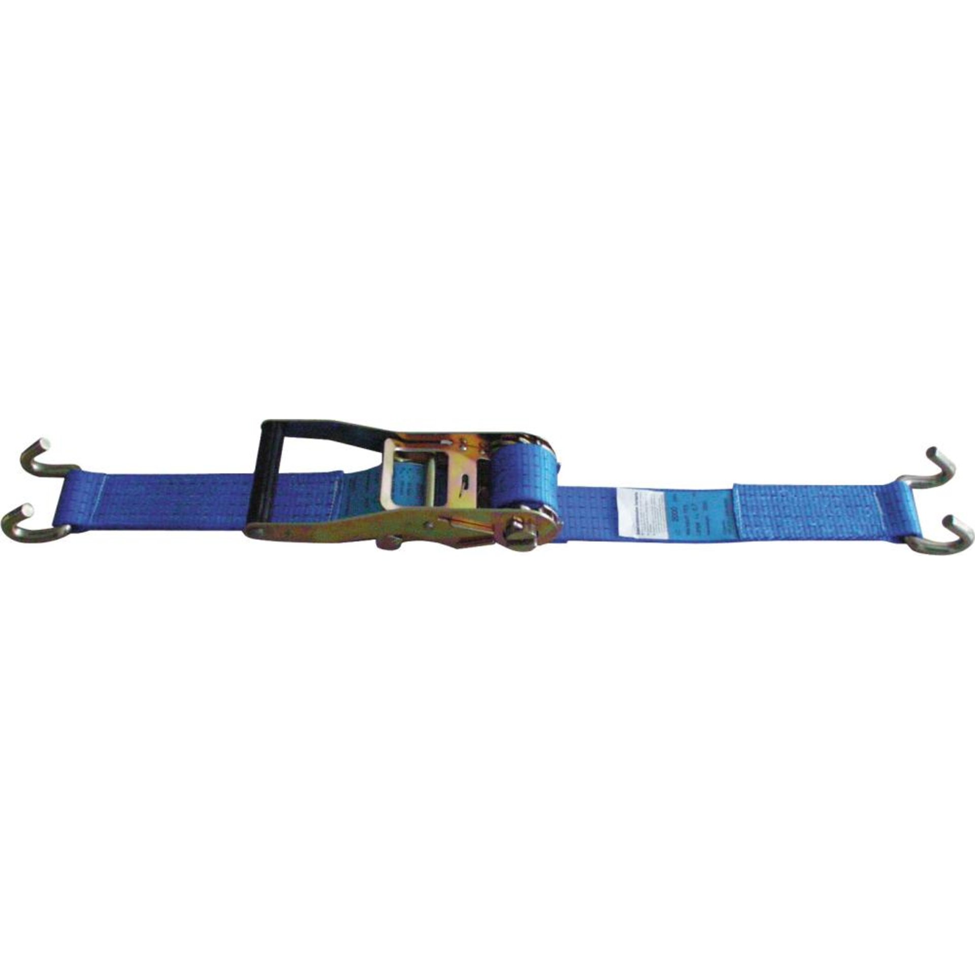 Ratschen-Zurrgurt, 4 t, zweiteilig, blau
