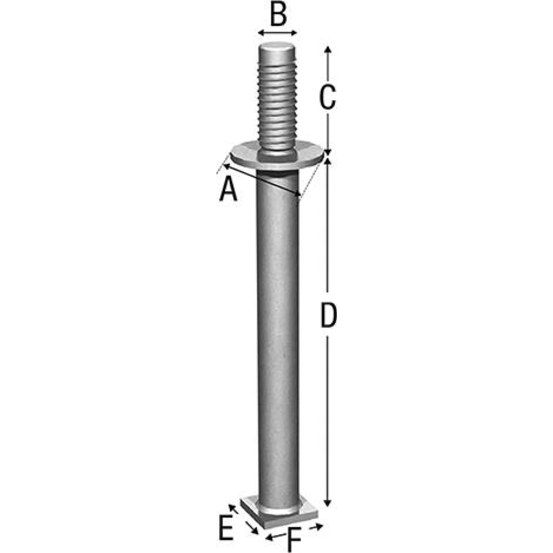 SST Pfostenhalter PCNS40G-R