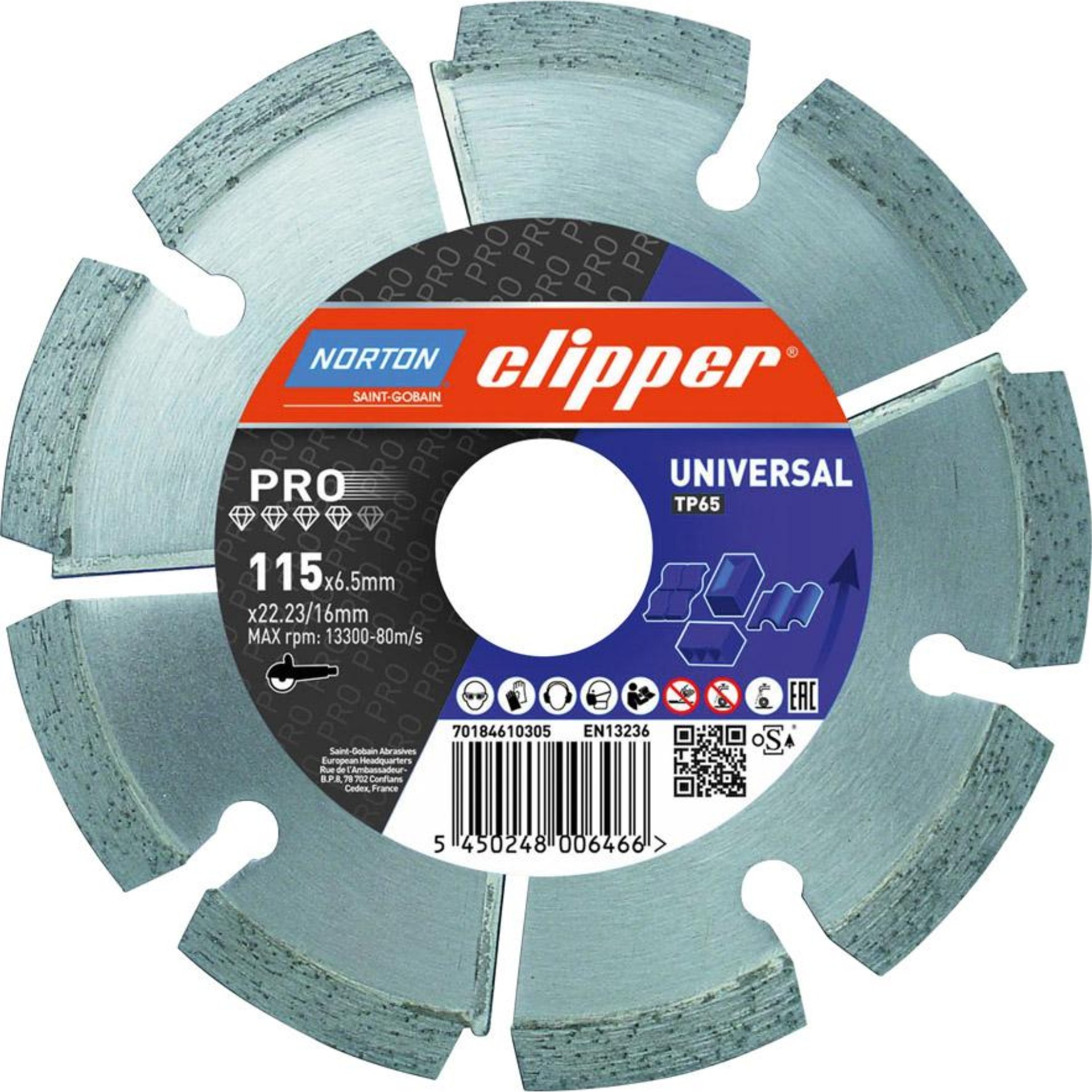 Mörtelräumer TP, 125 x 6,5 mm CLIPPER