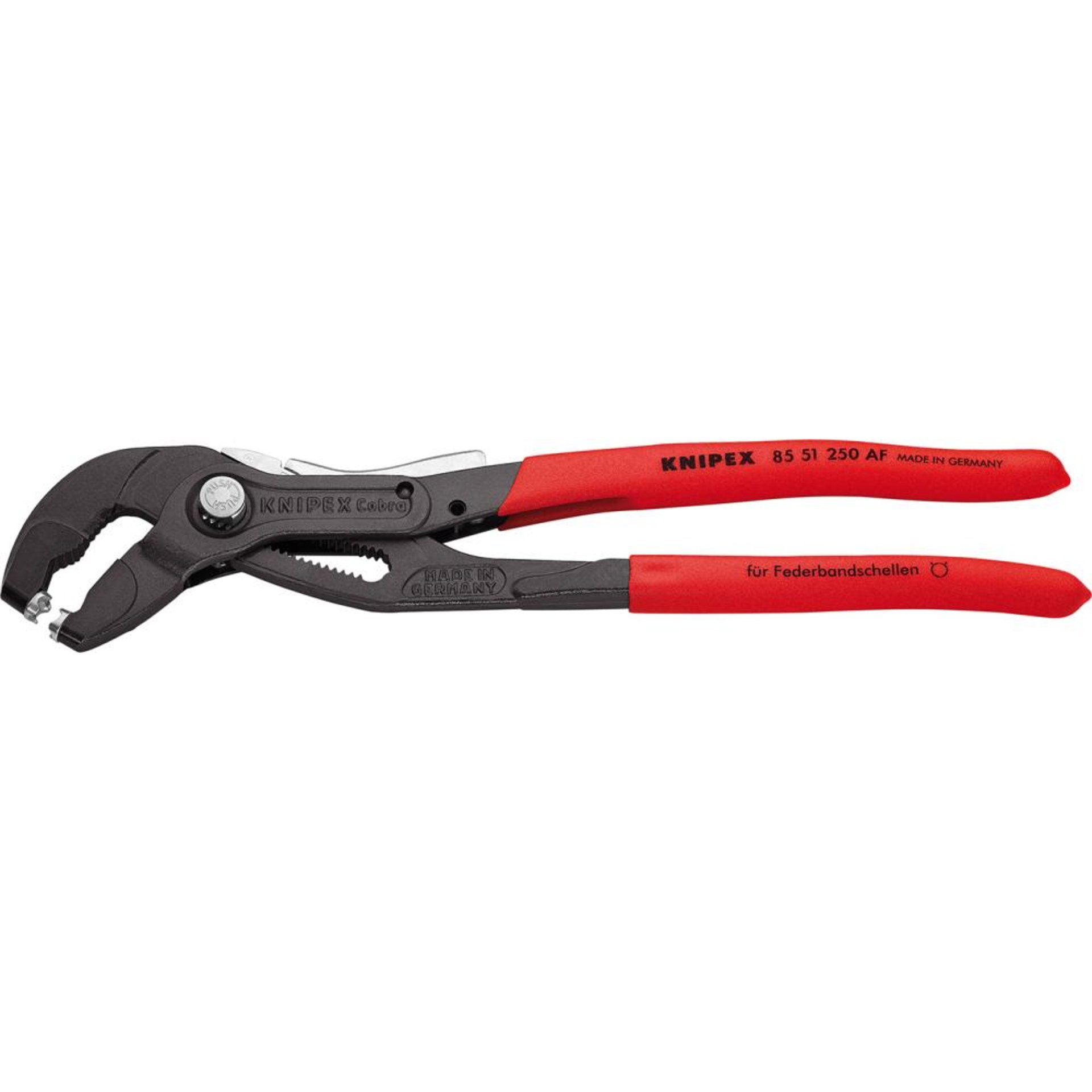 Federbandschellenzange 250mm Feststeller Knipex