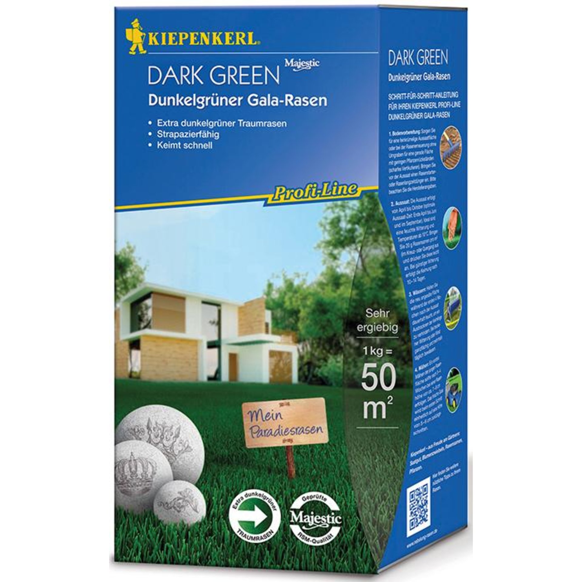 Dunkelgrüner Gala-Rasen DARK GREEN