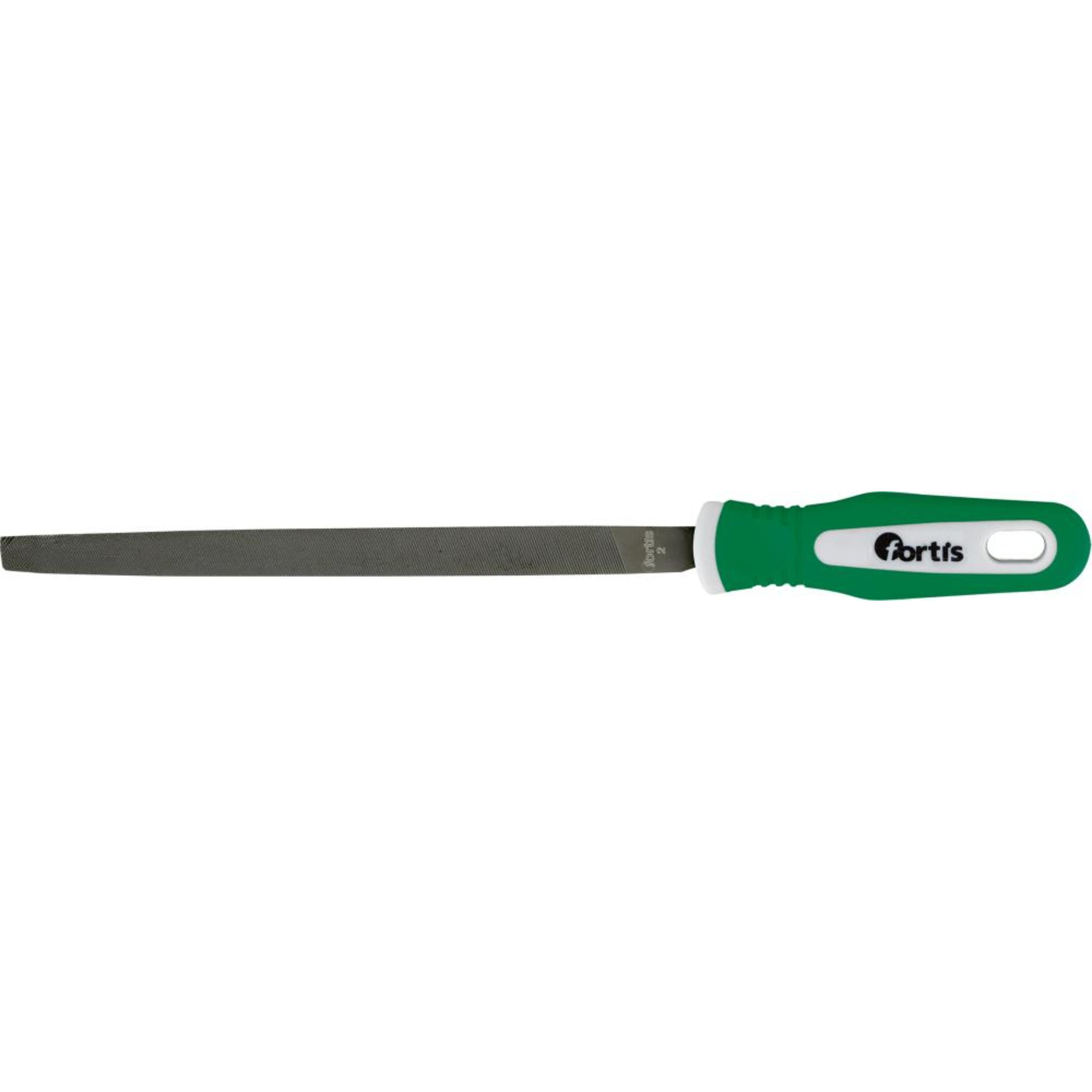 Werkstattfeile 200mm Hieb 2, dreikant mit 2K-Feilenheft DIN 7261 C FORTIS