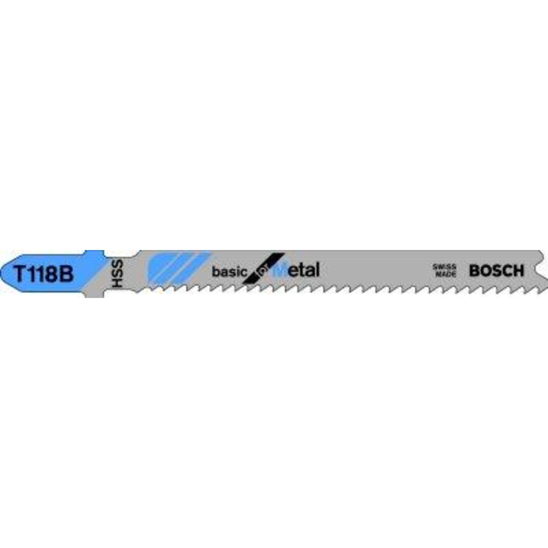 Stichsägeblatt T 118 B Bosch VE à 5 Stück Basic for Metal