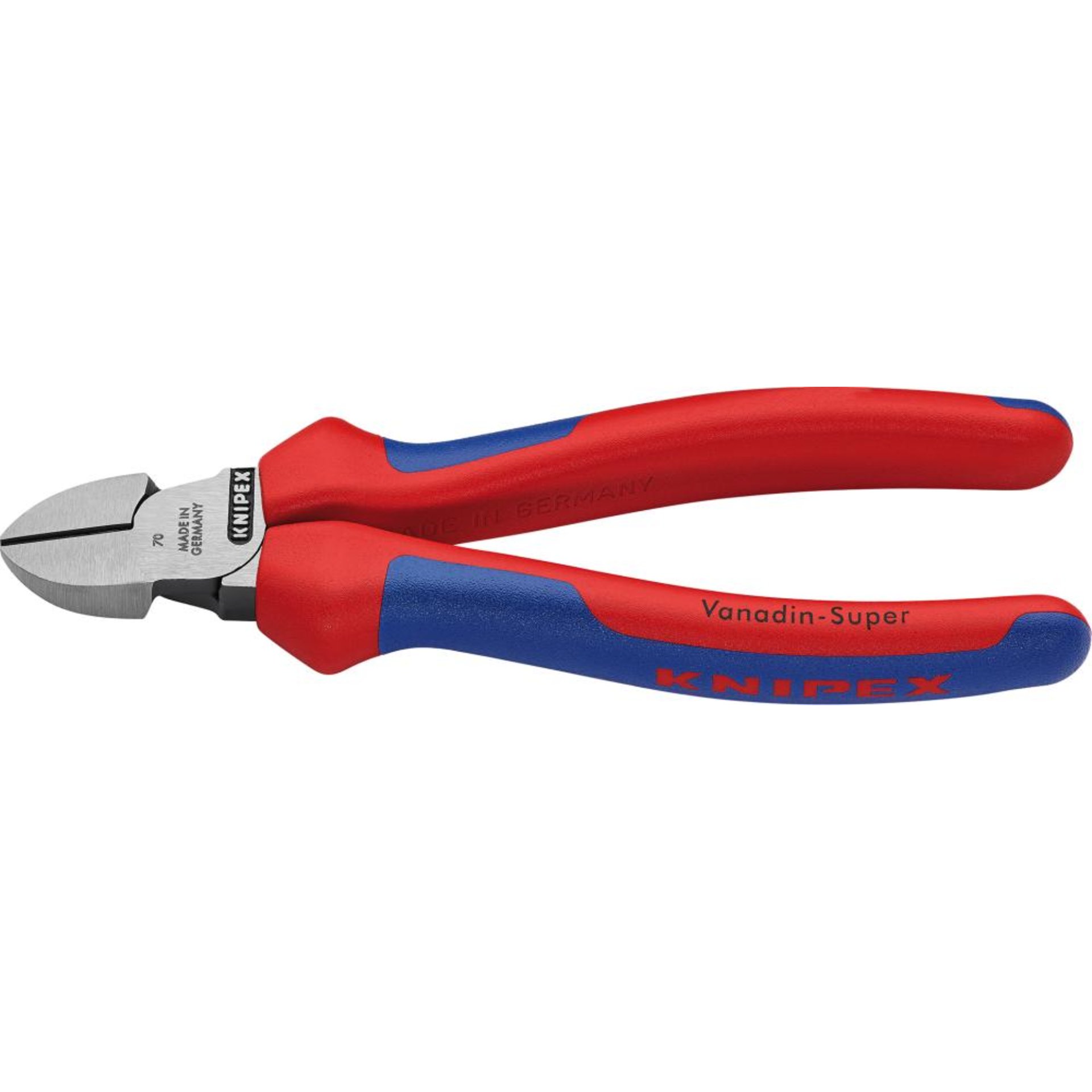 Seitenschneider poliert mit Mehrkomponenten-Griffen 125mm KNIPEX