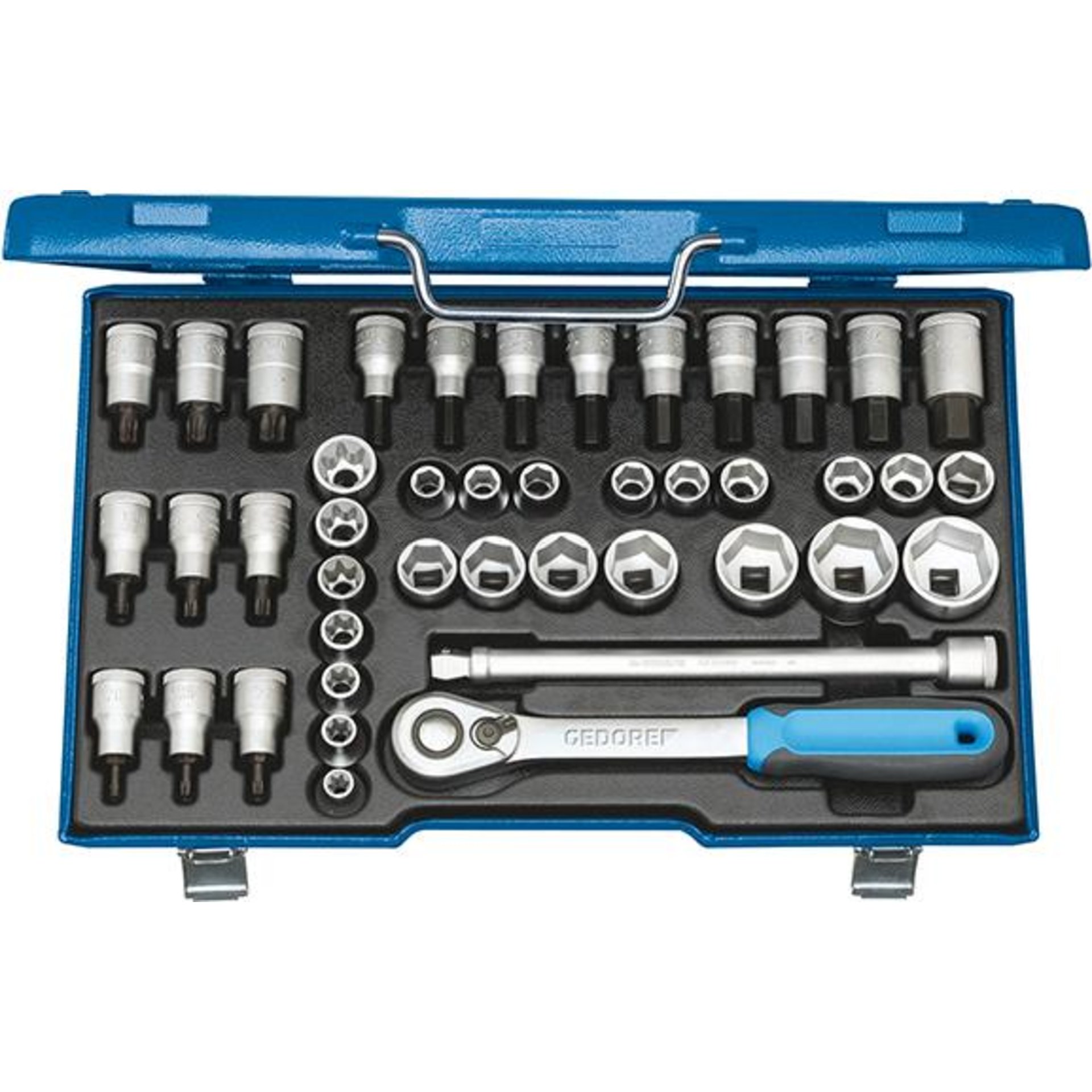 Steckschlüssel-Garnitur 1/2" TX19INU-20 42-teilig Gedore