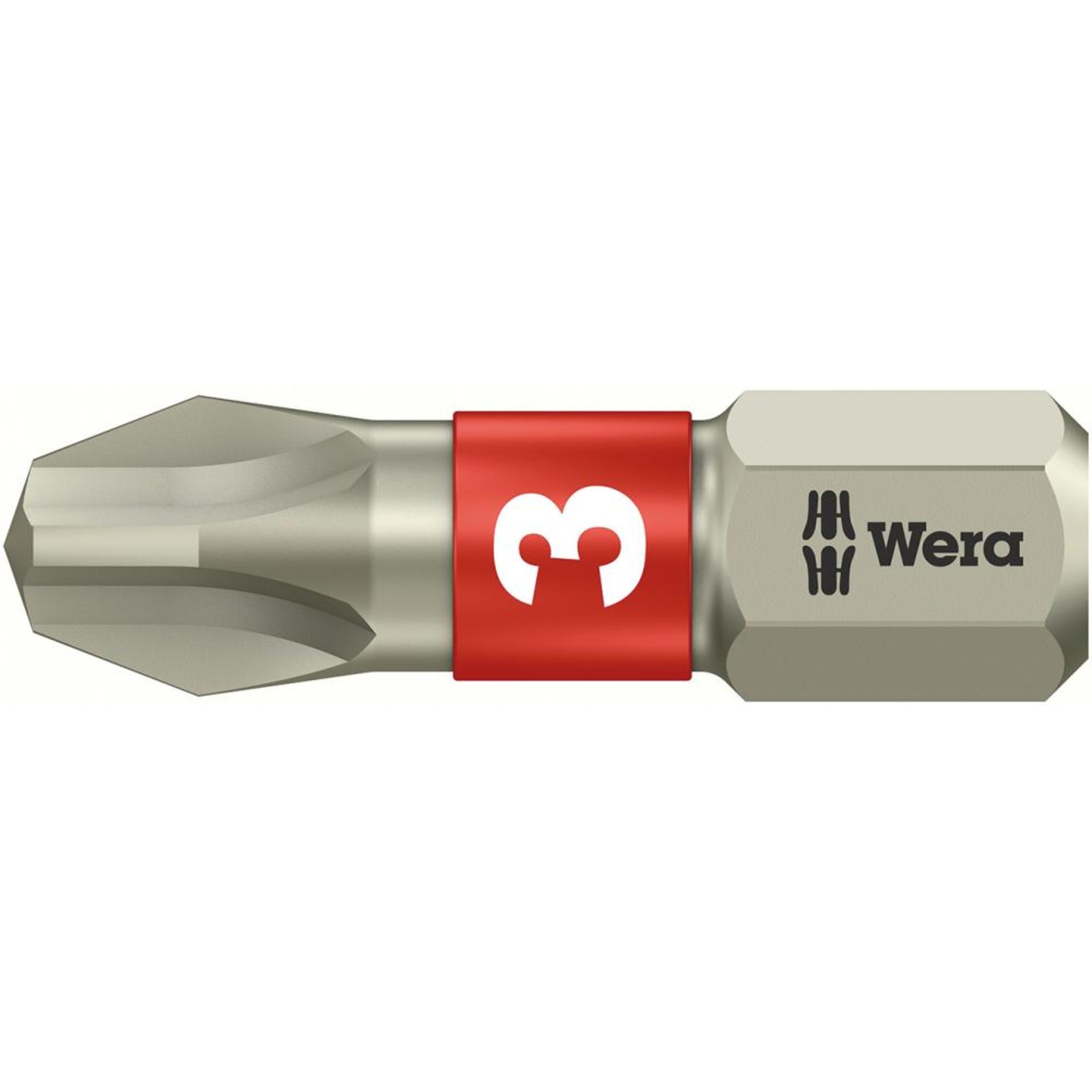 Bit rostfrei 1/4" DIN 3126 C6,3 PH3x25mm Wera