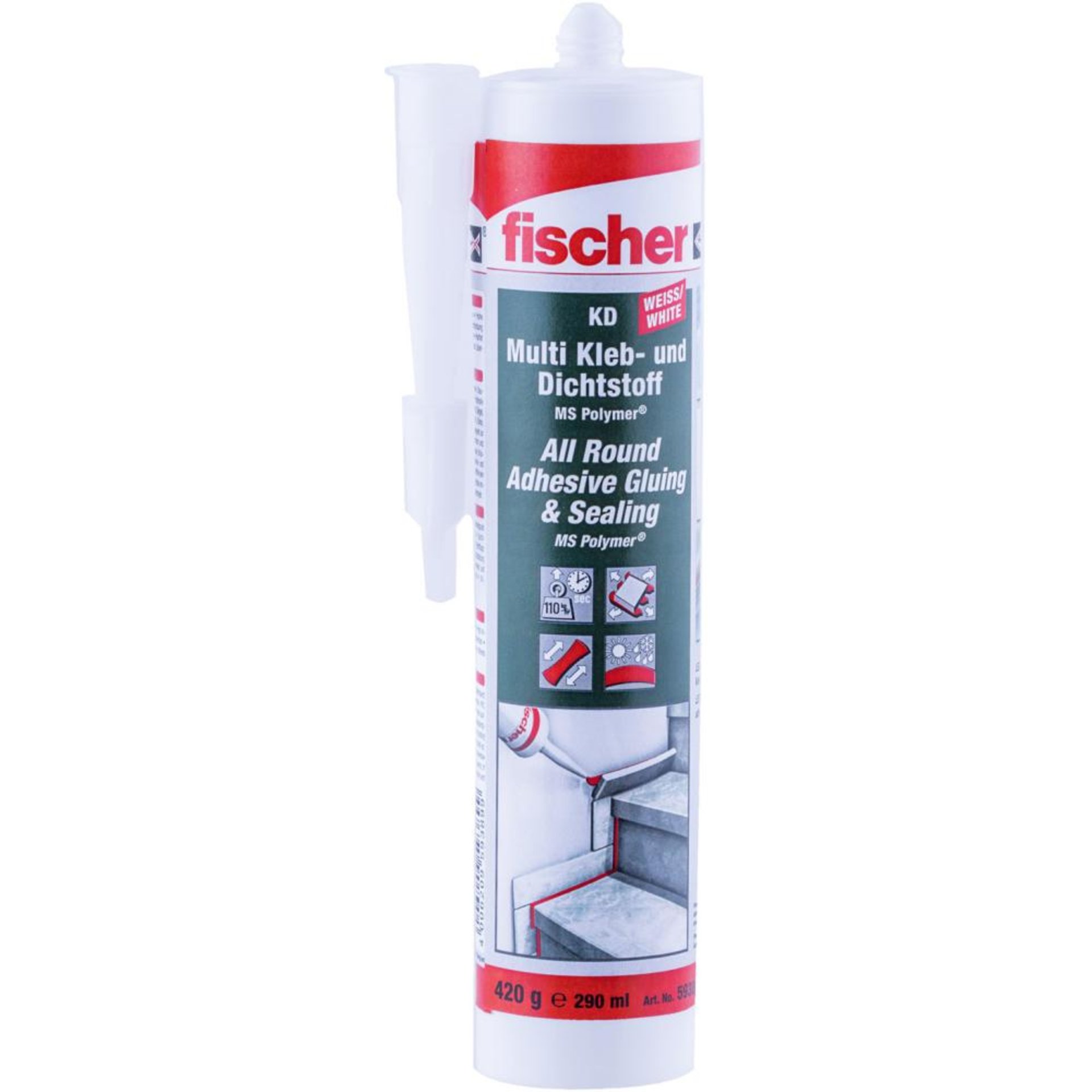fischer fix it Multi Kleb/Dichtst KD-290 weiß