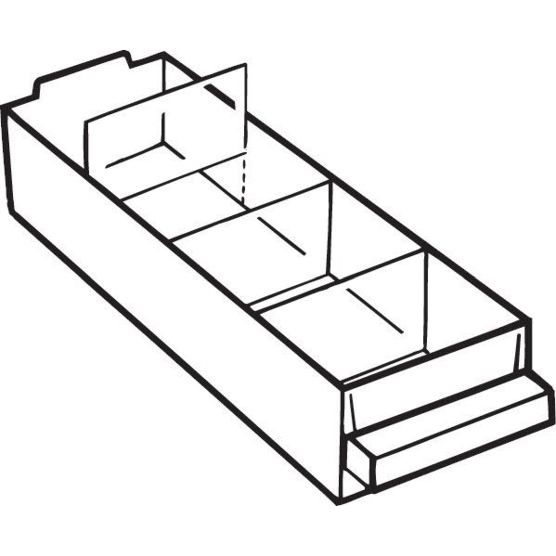 Trennwand-Satz für Schubladen der Serie 250