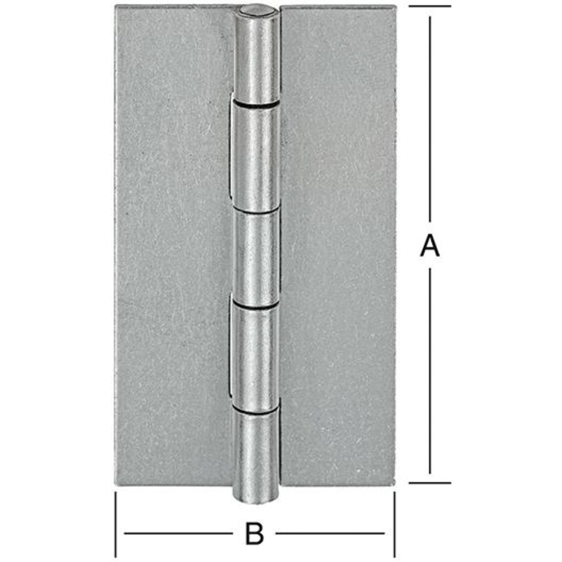 DIN-Scharnier schmal 60x34 mm ungeb.Eis