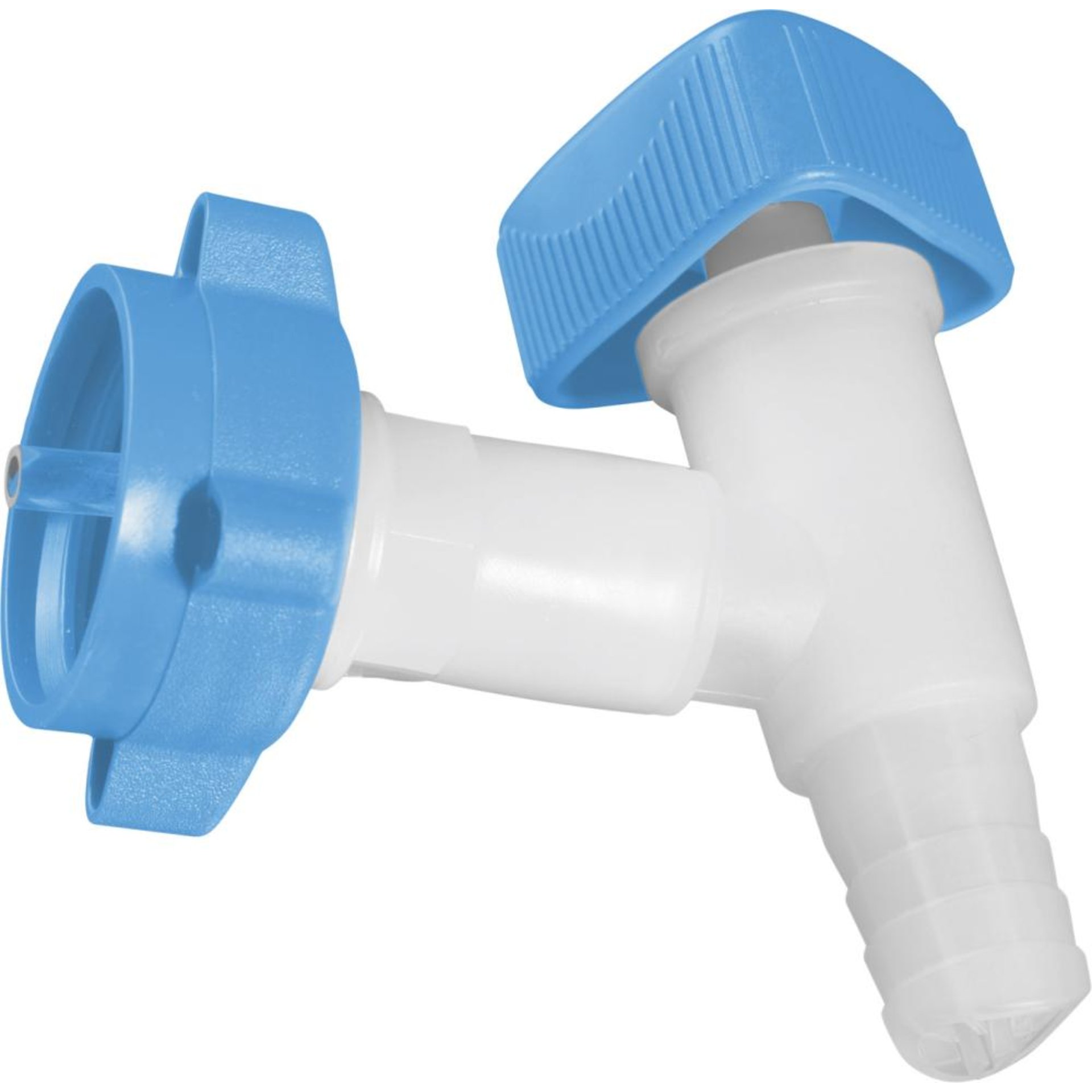 Ablasshahn Profi HD-PE/LD-PE blau/natur