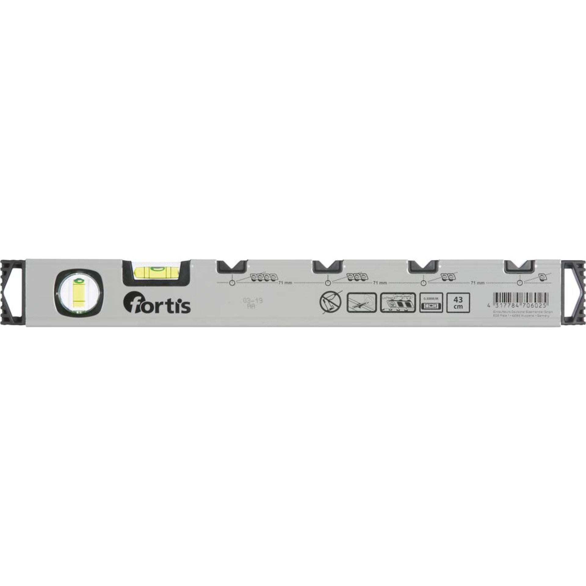 Wasserwaage Elektriker 43cm FORTIS