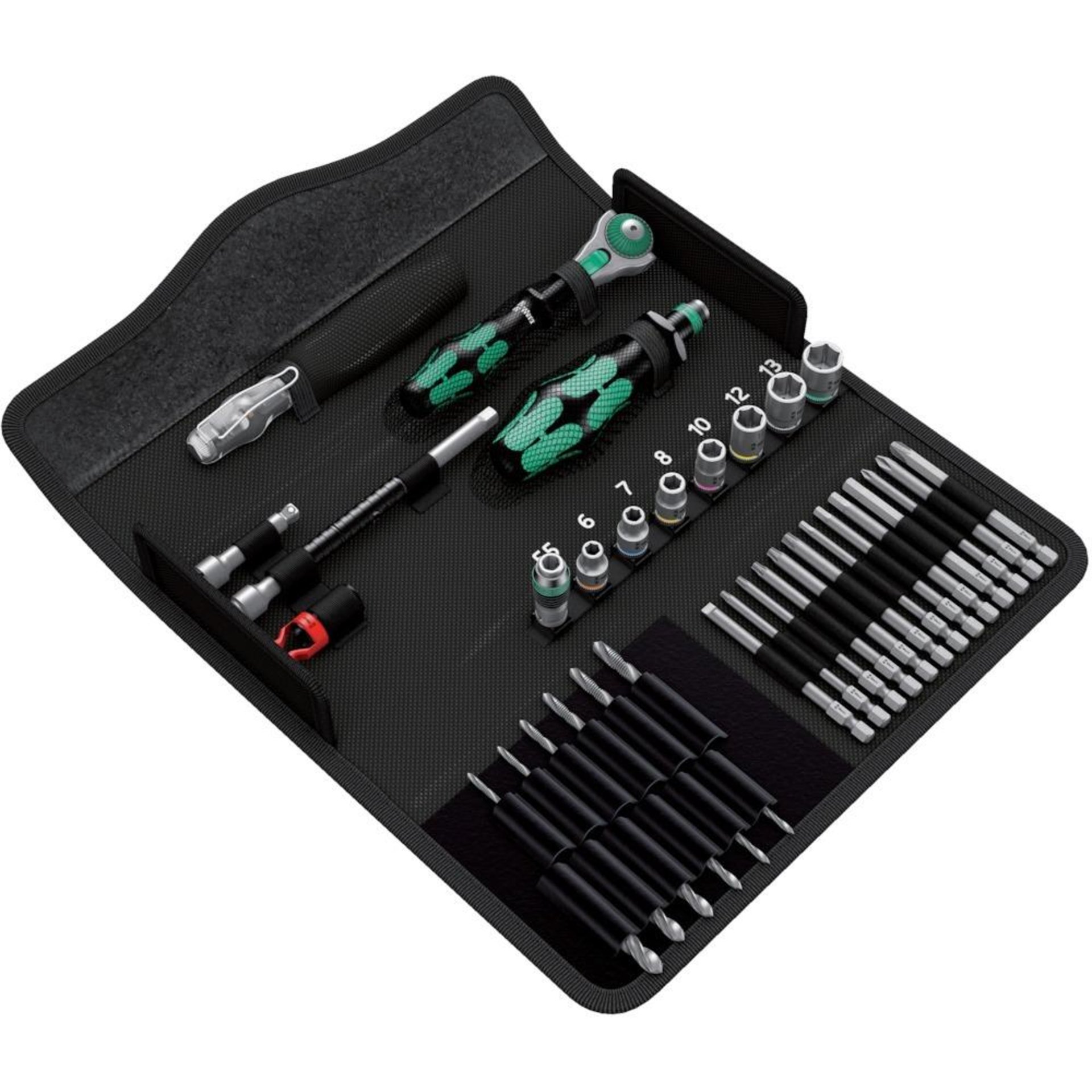 Werkzeugsortiment M1 Metall 39-teilig in Textilbox Wera