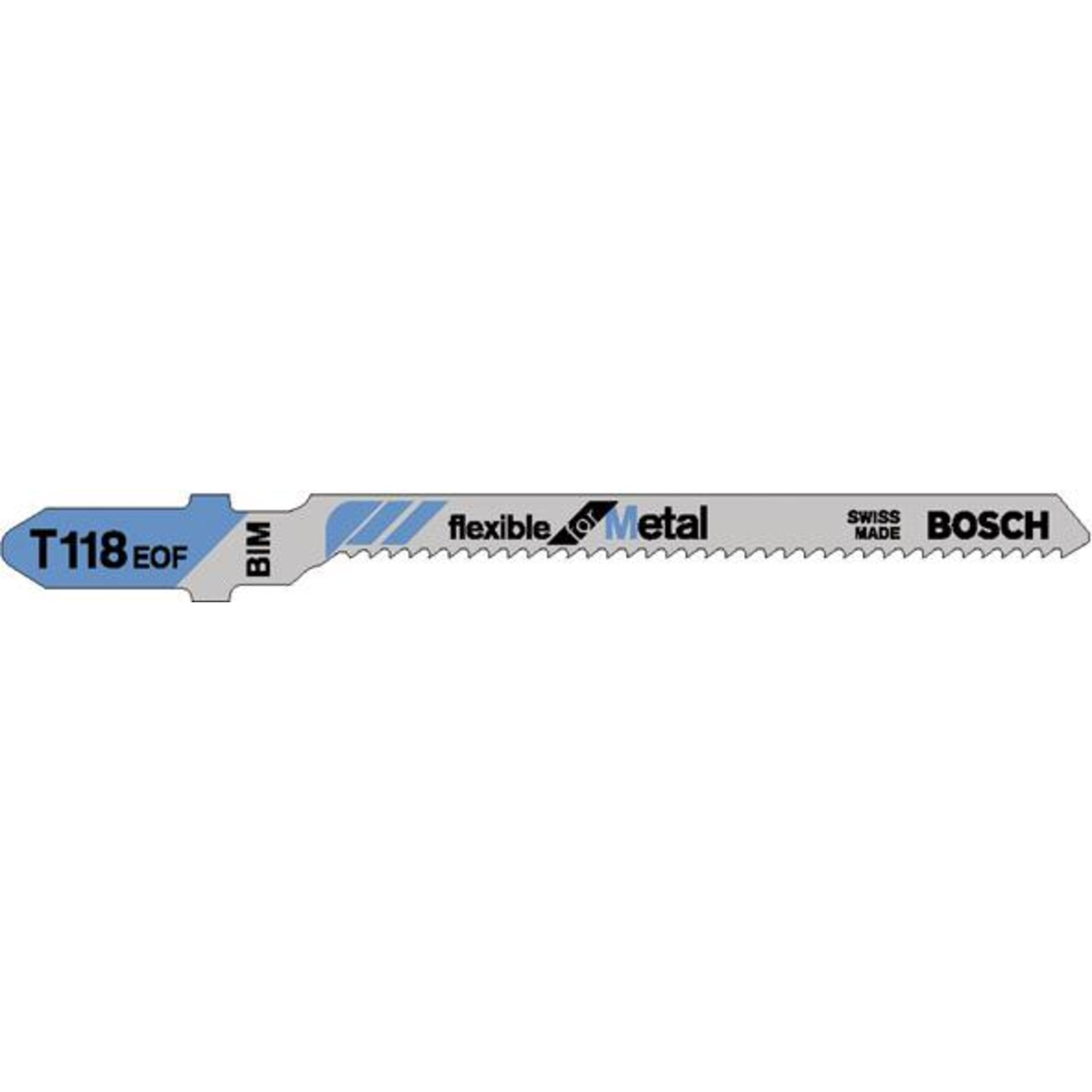 Stichsägeblatt T 118 EOF Bosch VE à 5 Stück Flexible for Metal