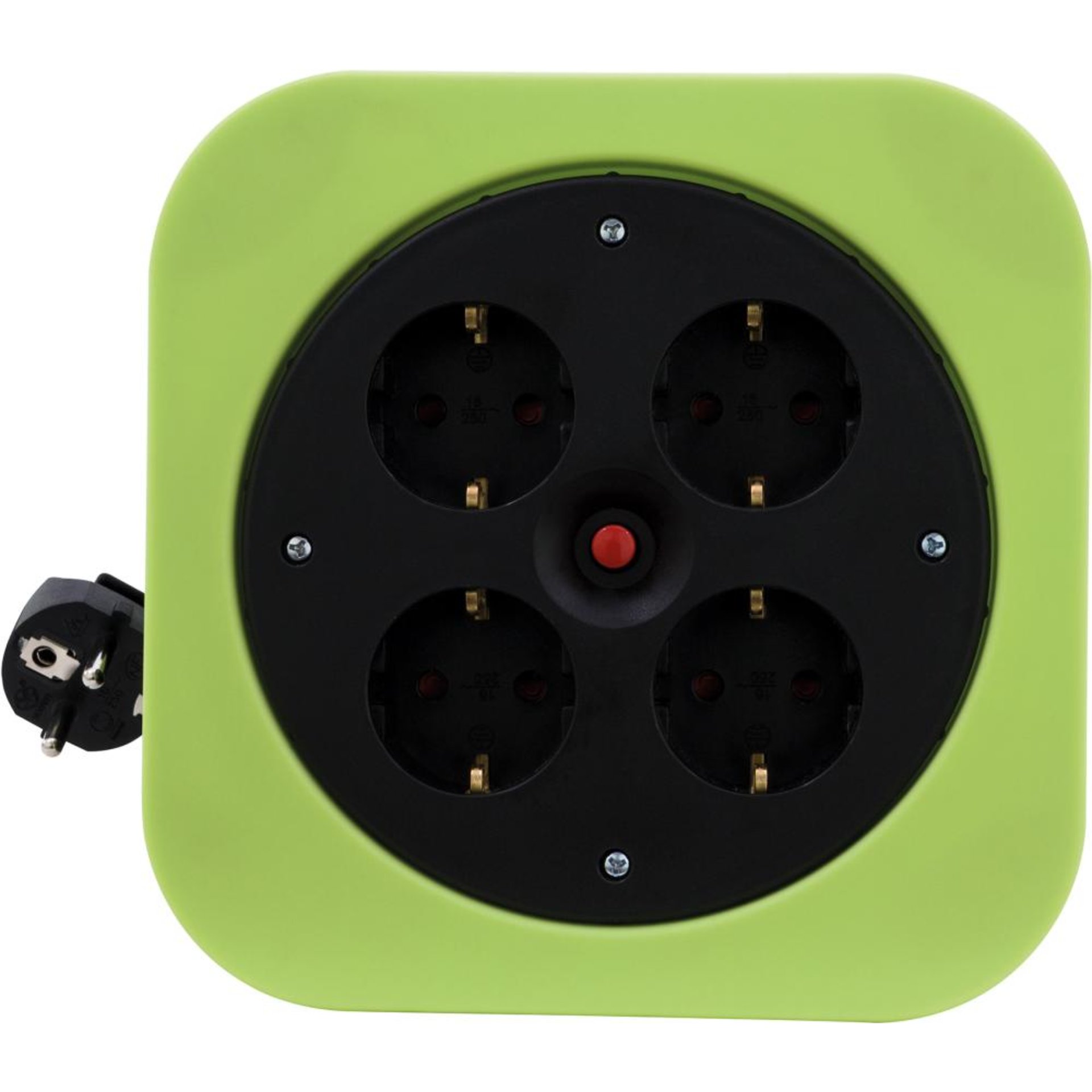 Kabelbox S 10m 4-fach H05VV-F3G grün Kunststoff REV