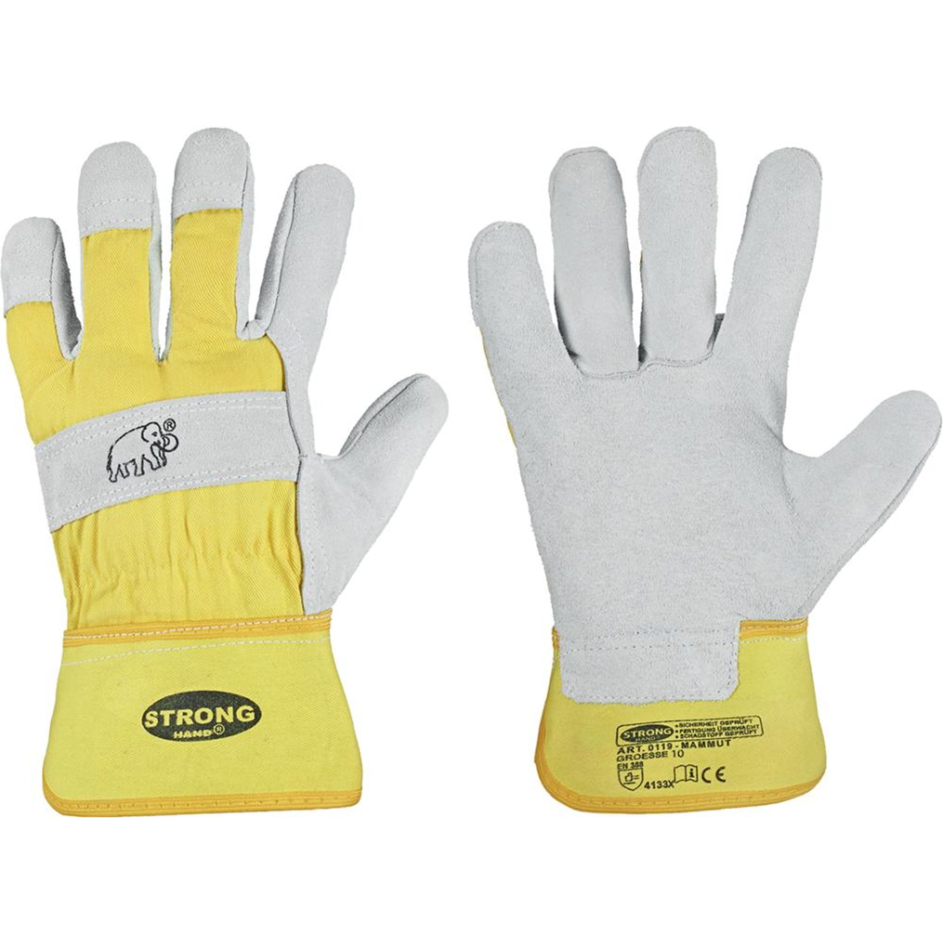 Spaltlederhandschuh Mammut